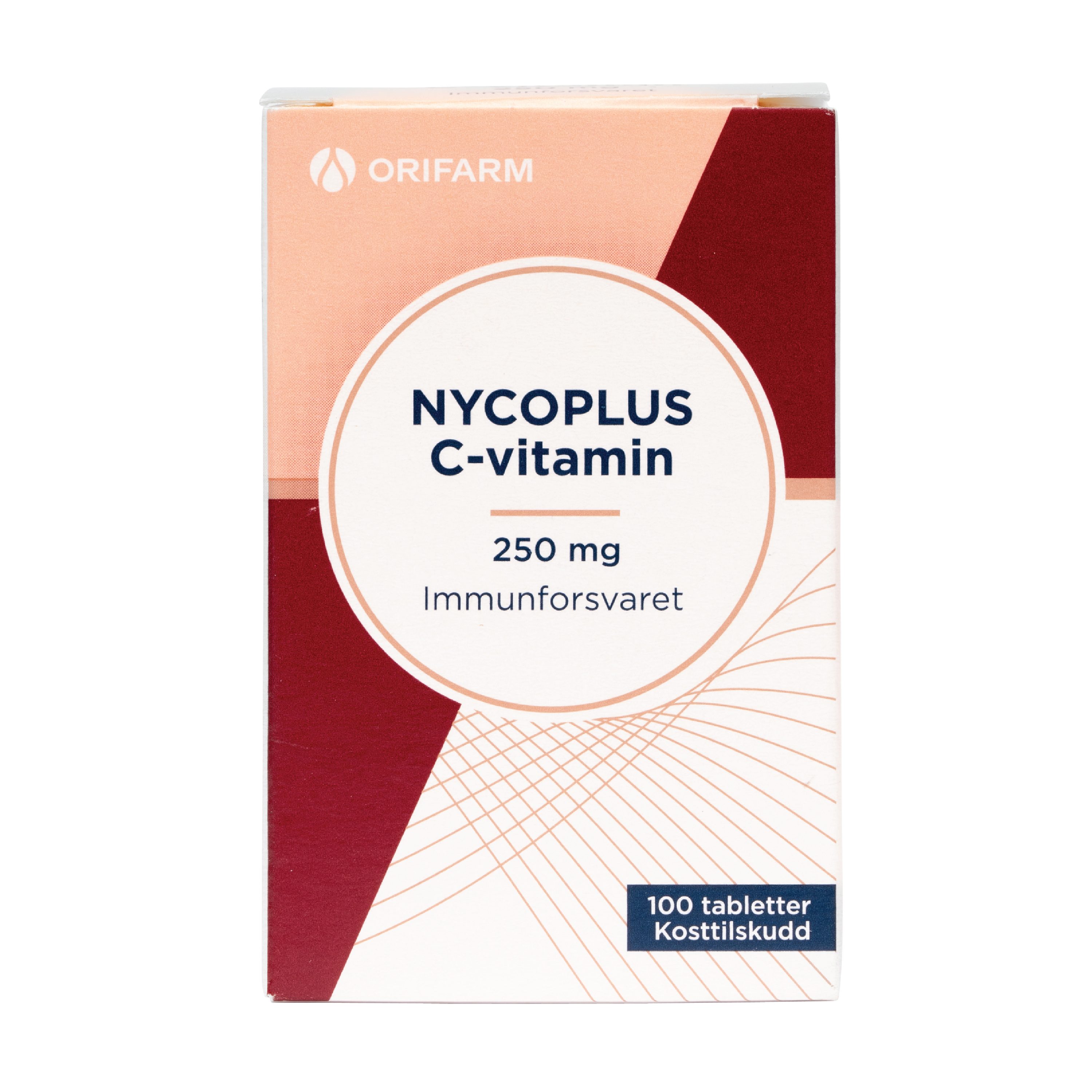 Nycoplus C-vitamin tab 250 mg, 100 stk.