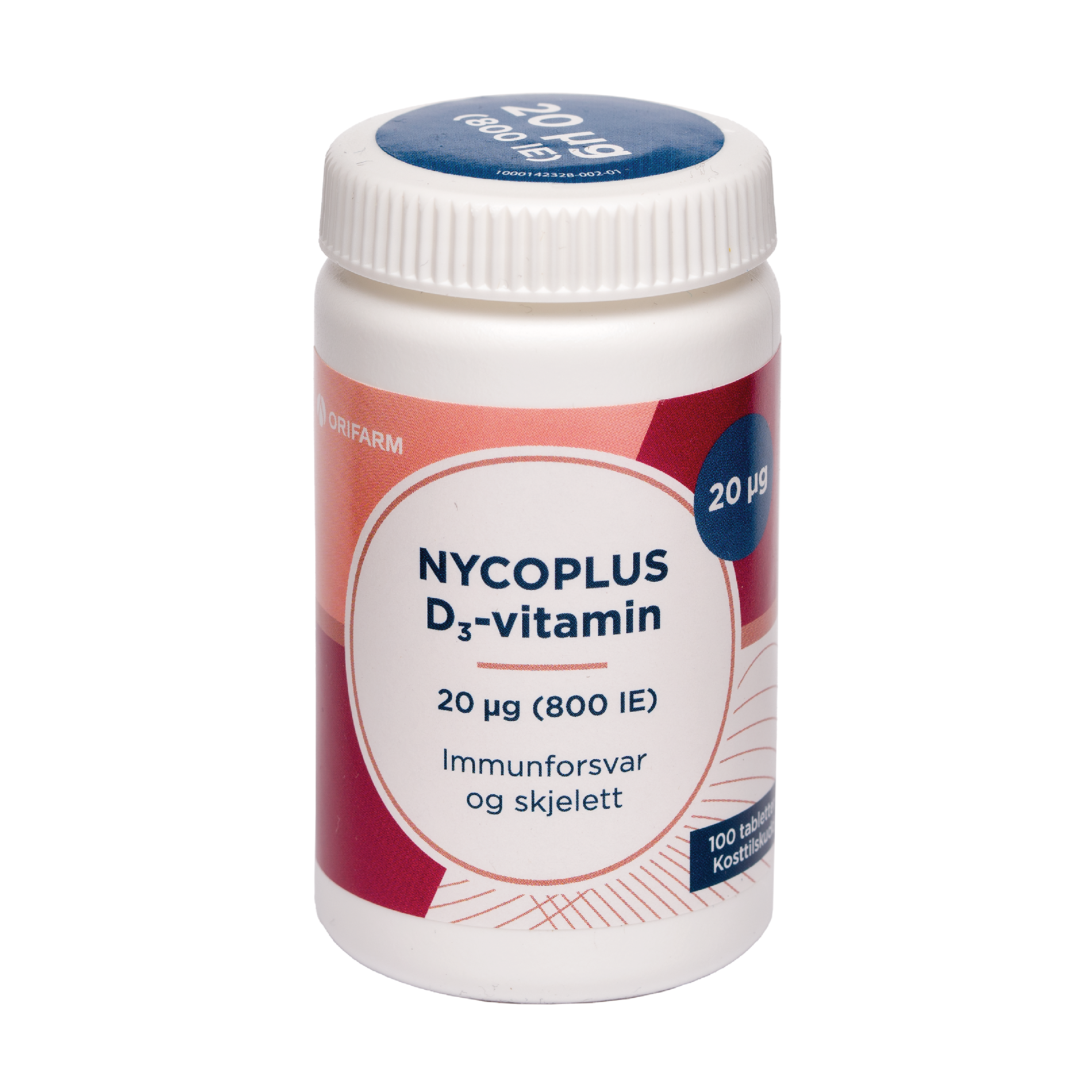 Nycoplus D3-Vitamin 20 µg, 100 tabletter