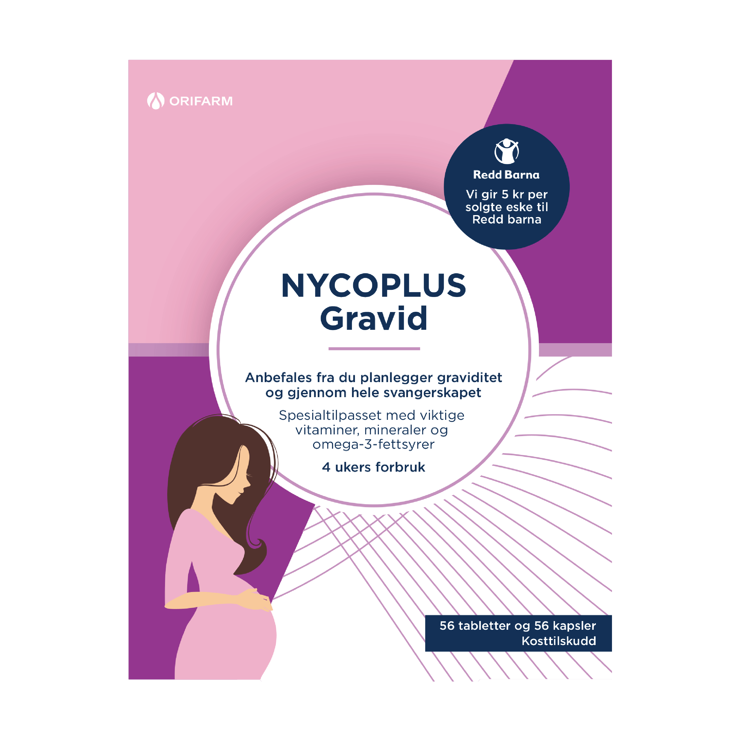 Nycoplus Gravid Tabletter + Kapsler, 56+56 tabletter