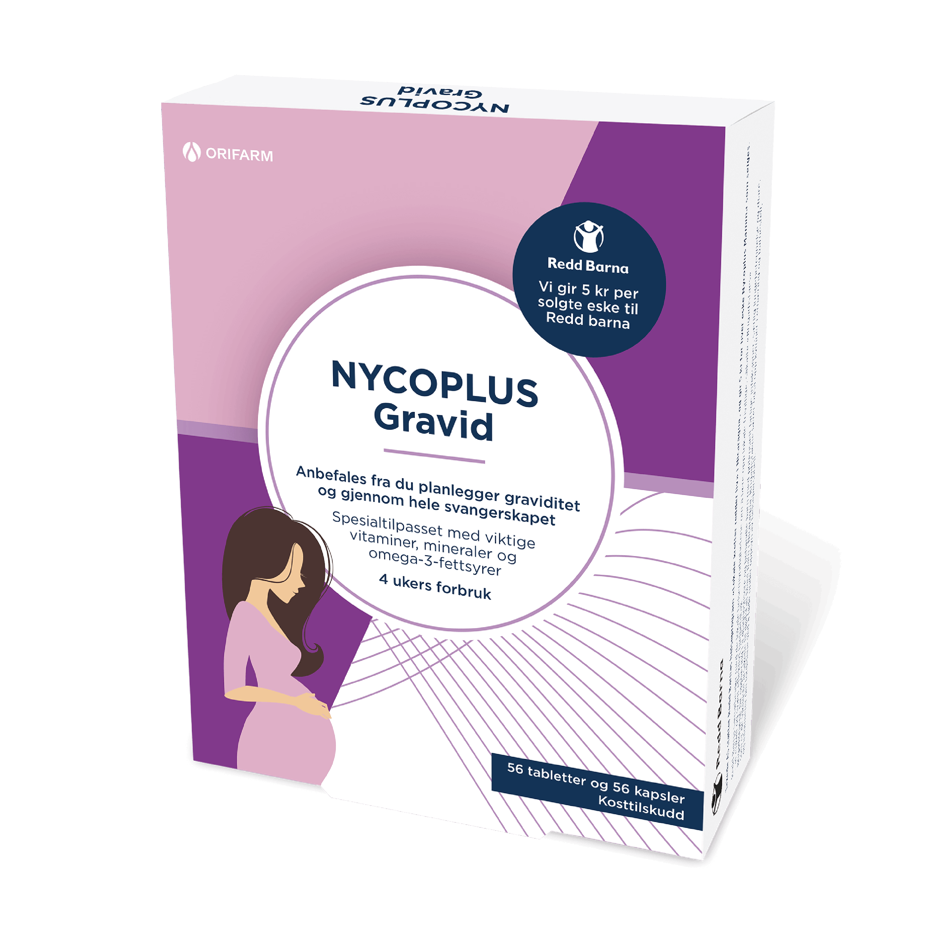 Nycoplus Gravid Tabletter + Kapsler, 56+56 tabletter