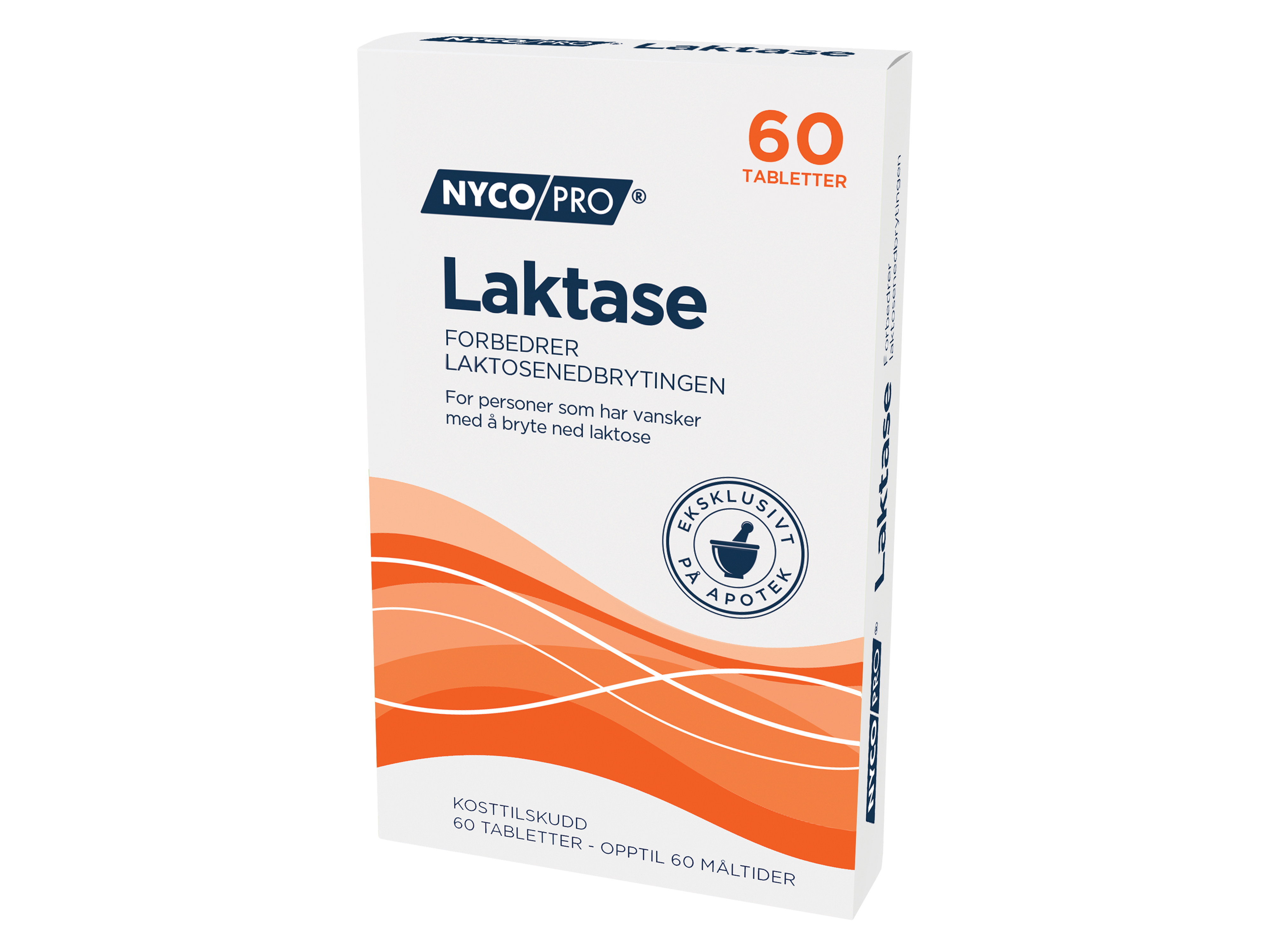 Nycopro Laktase tabletter, 60 stk.
