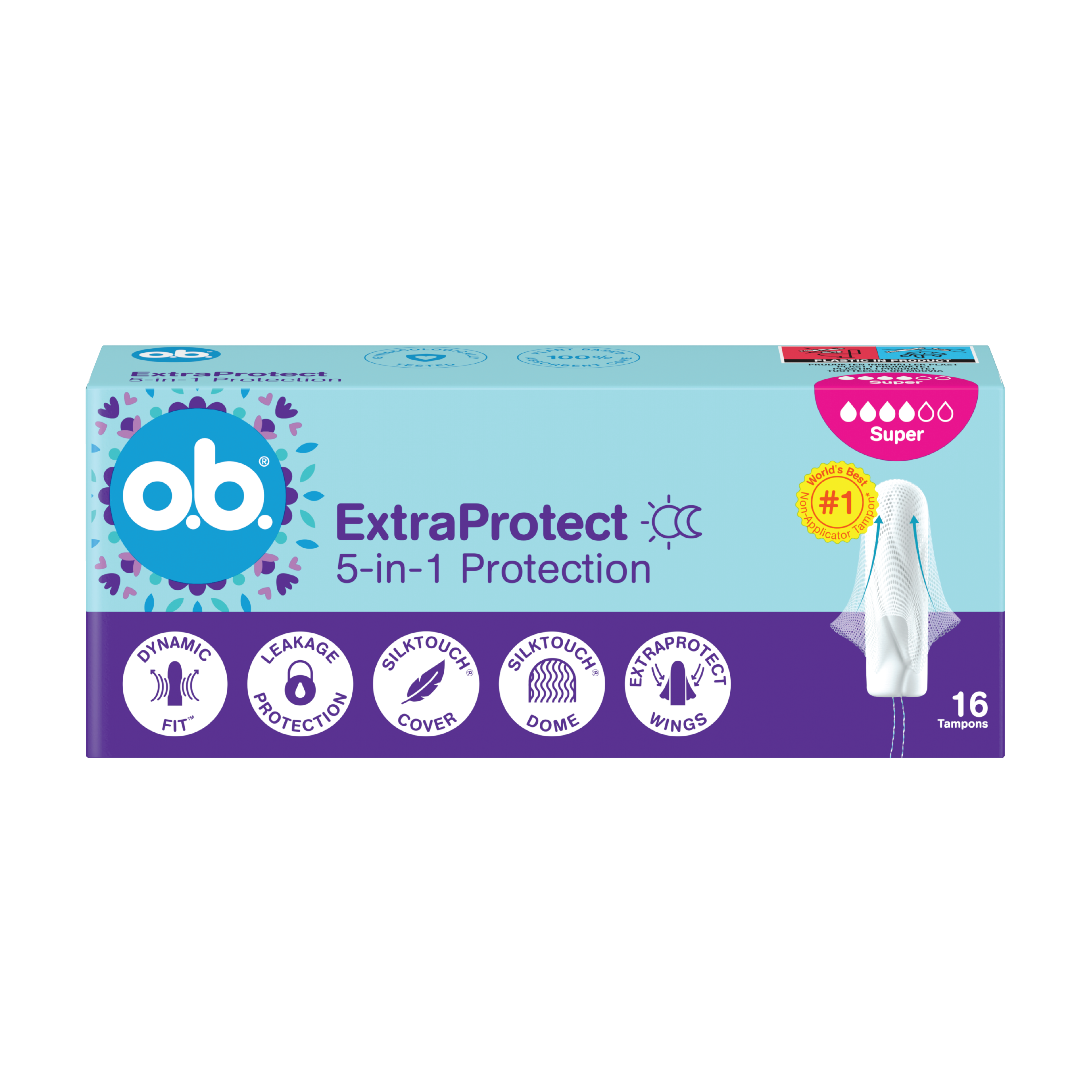 o.b. ExtraProtect Super, 16 stk.