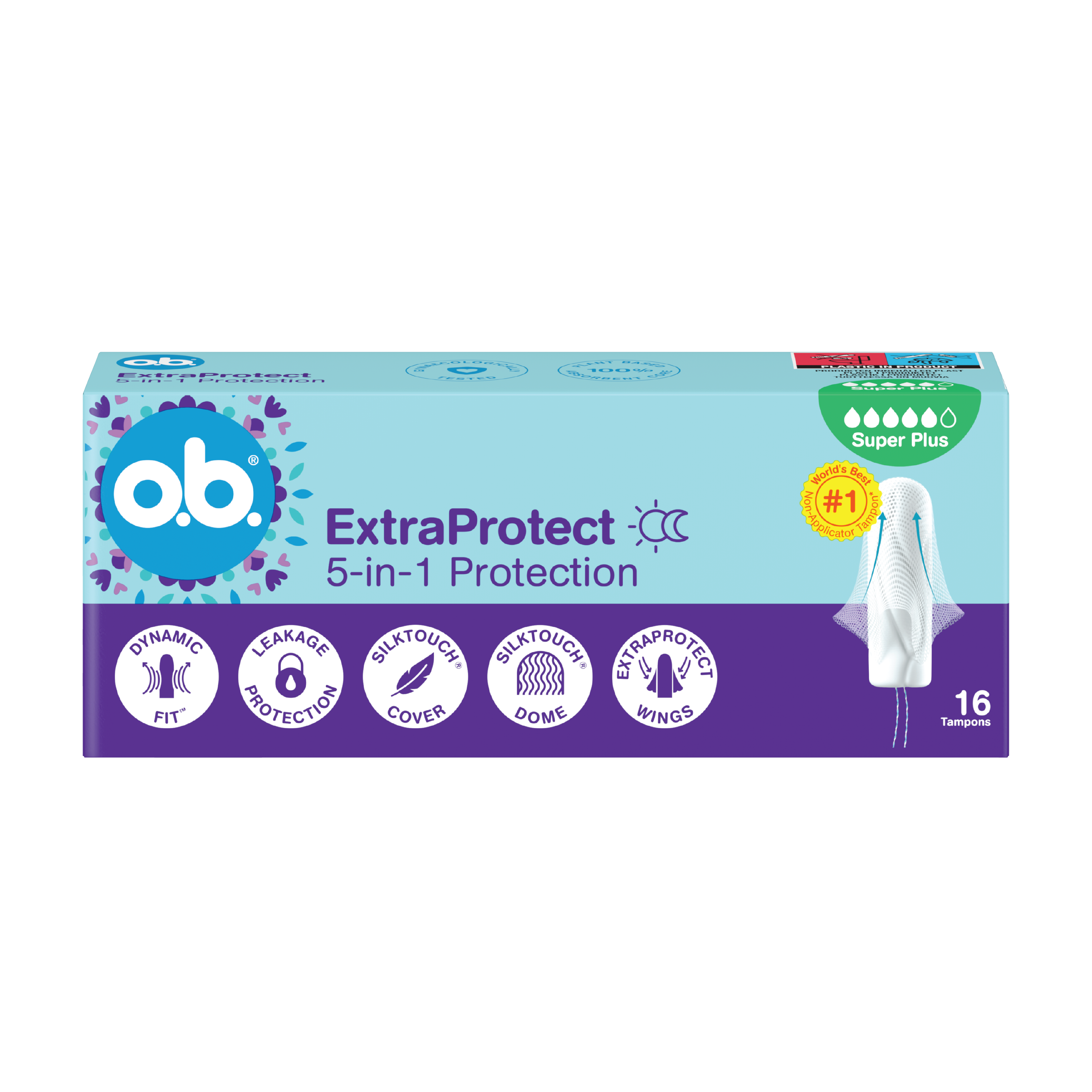 o.b. ExtraProtect Super Plus, 16 stk.