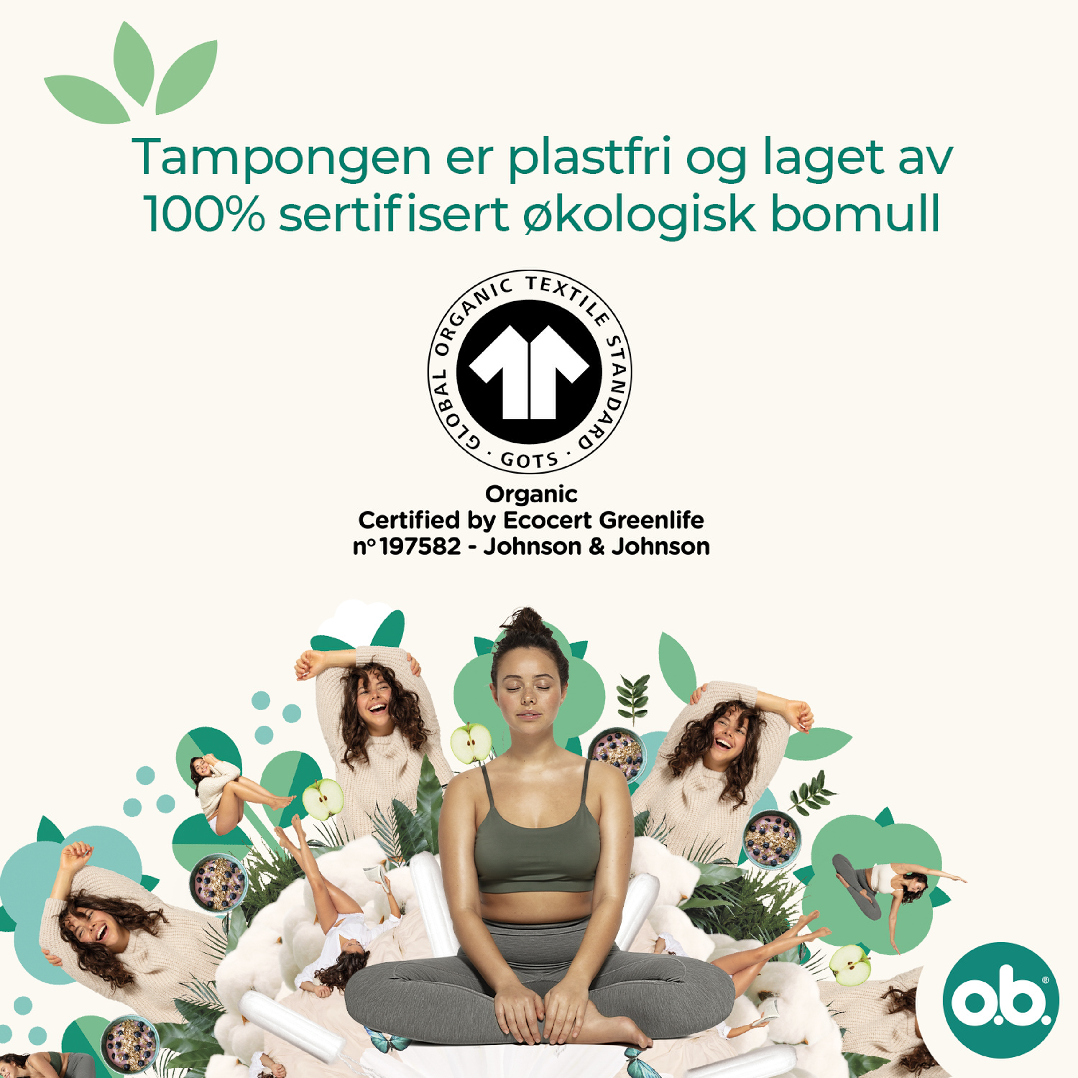 o.b. Organic Super Tamponger, 16 stk.