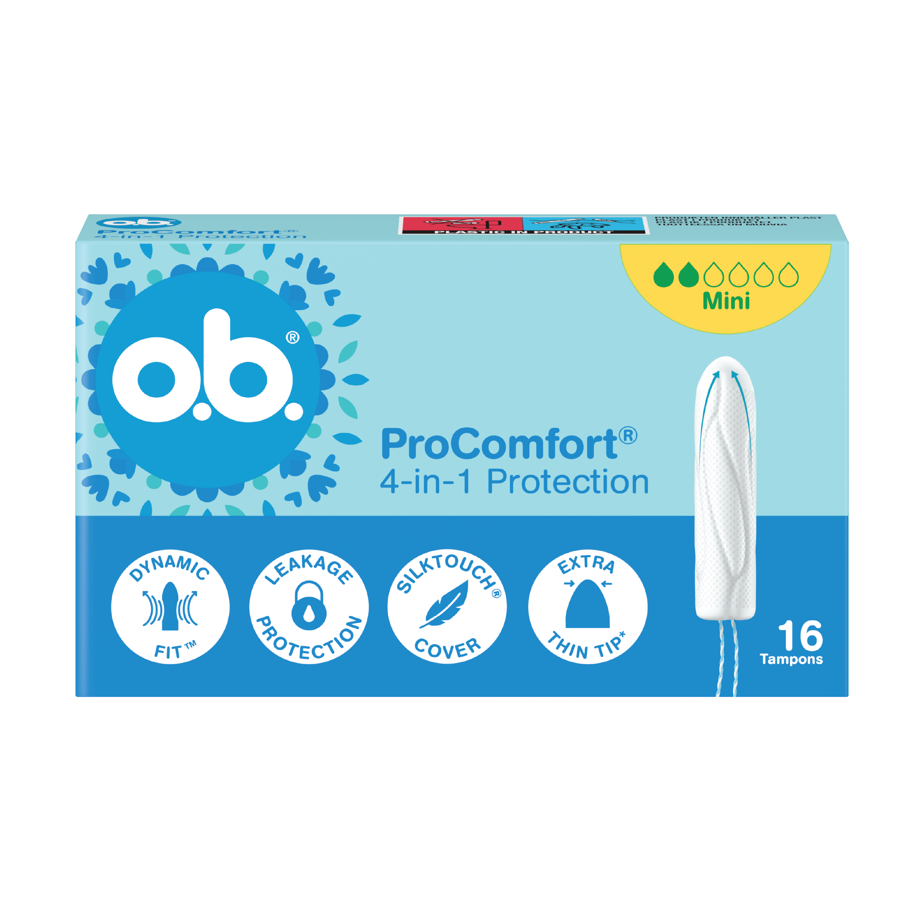 o.b. ProComfort® Mini, 16 stk.