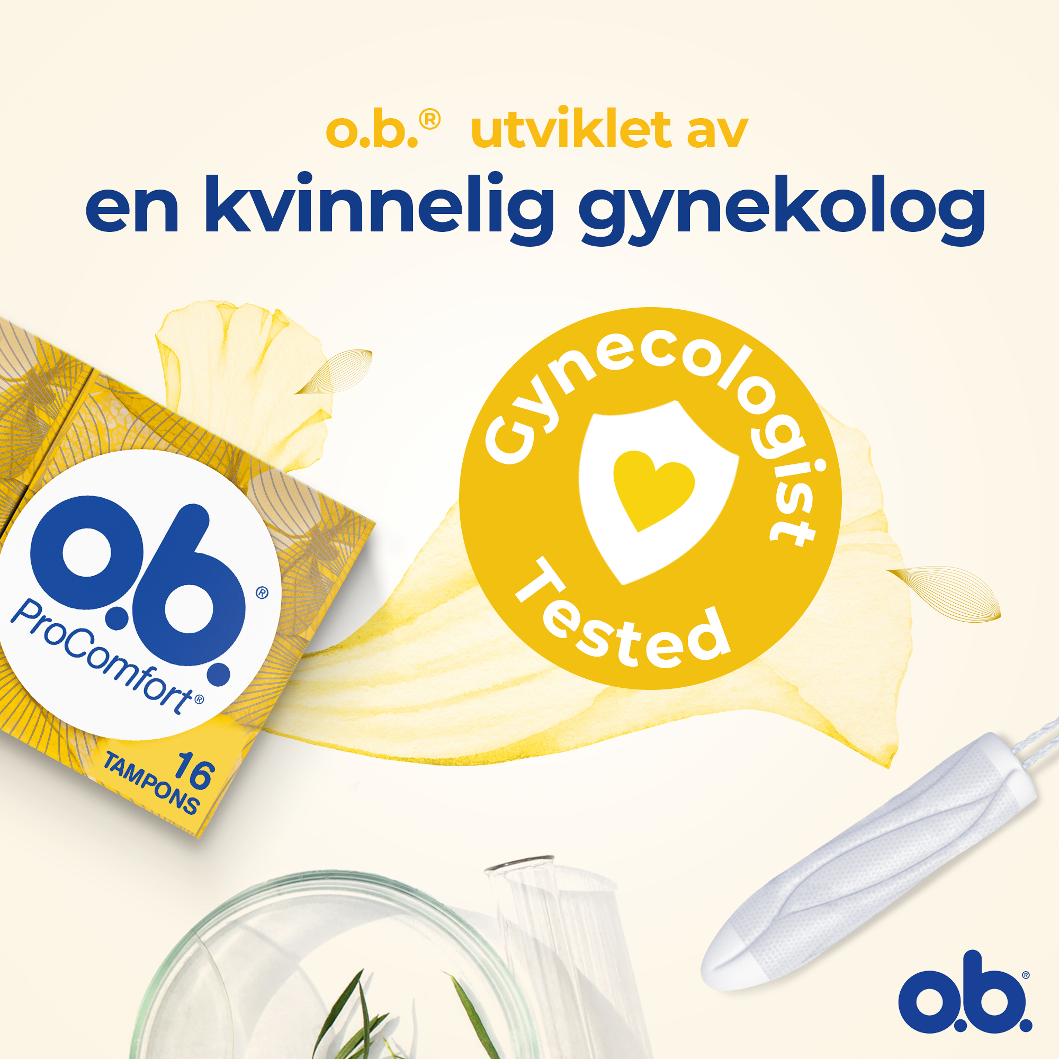 o.b. ProComfort Mini tamponger, 16 stk.