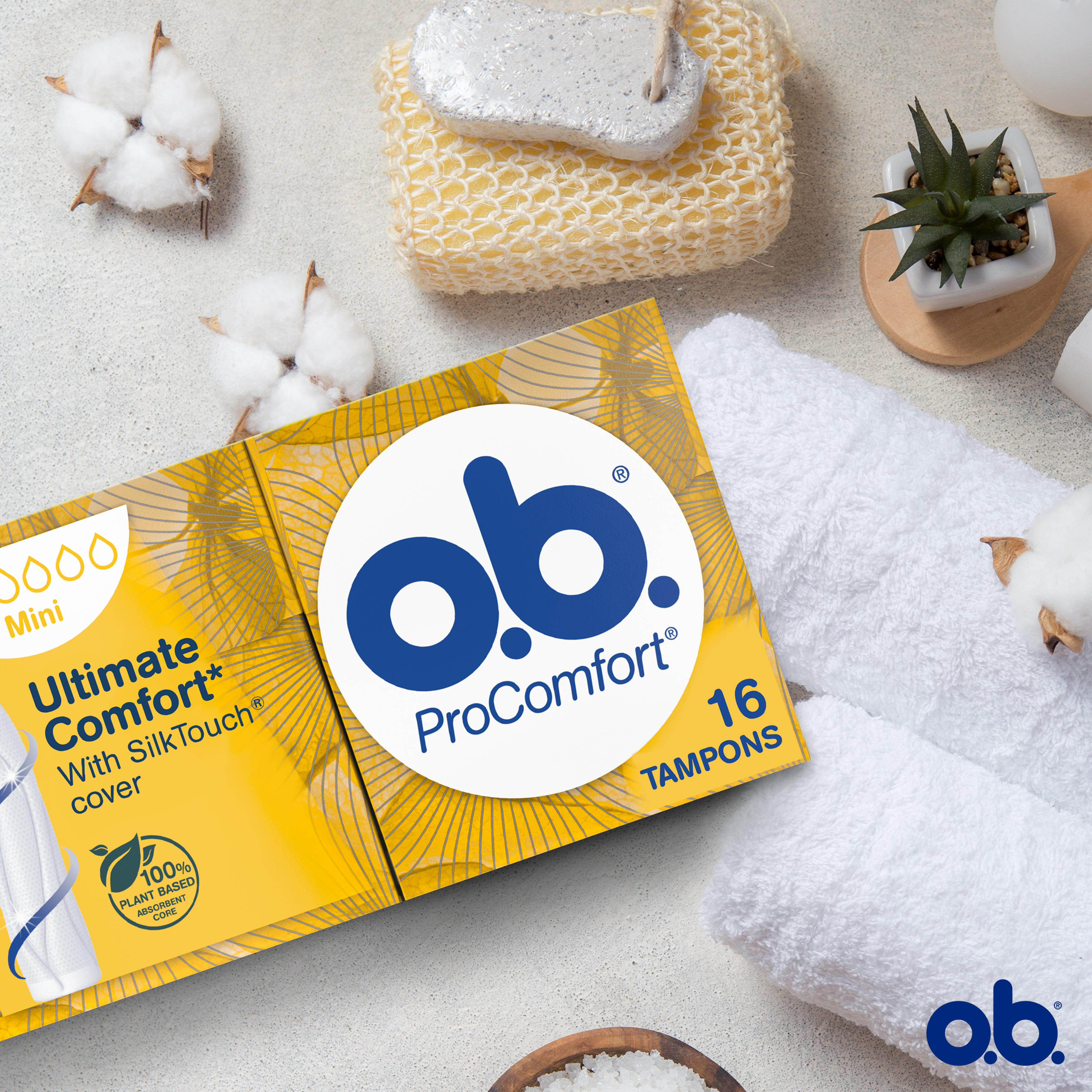 o.b. ProComfort Mini tamponger, 16 stk.