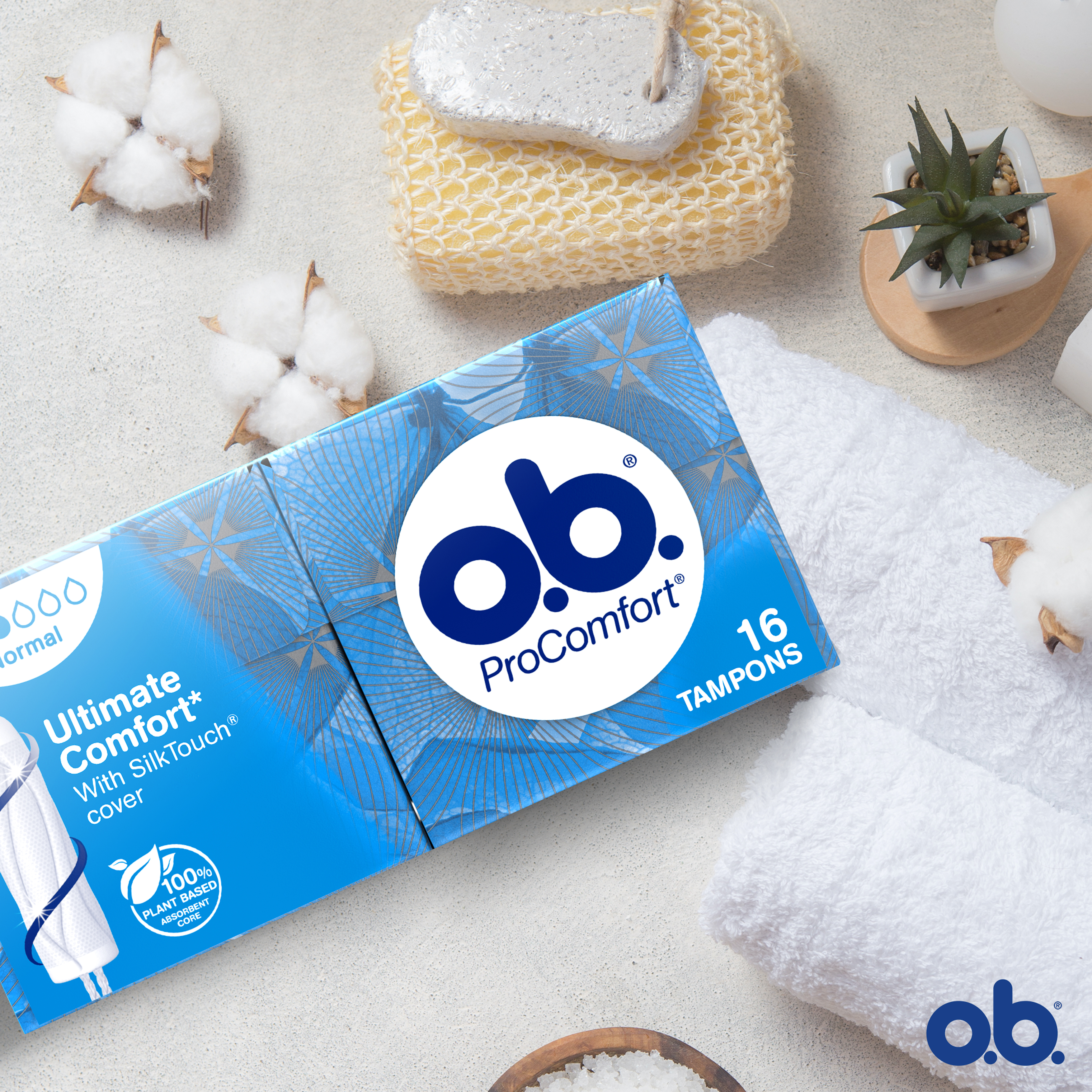 o.b. ProComfort Normal tamponger, 64 stk.