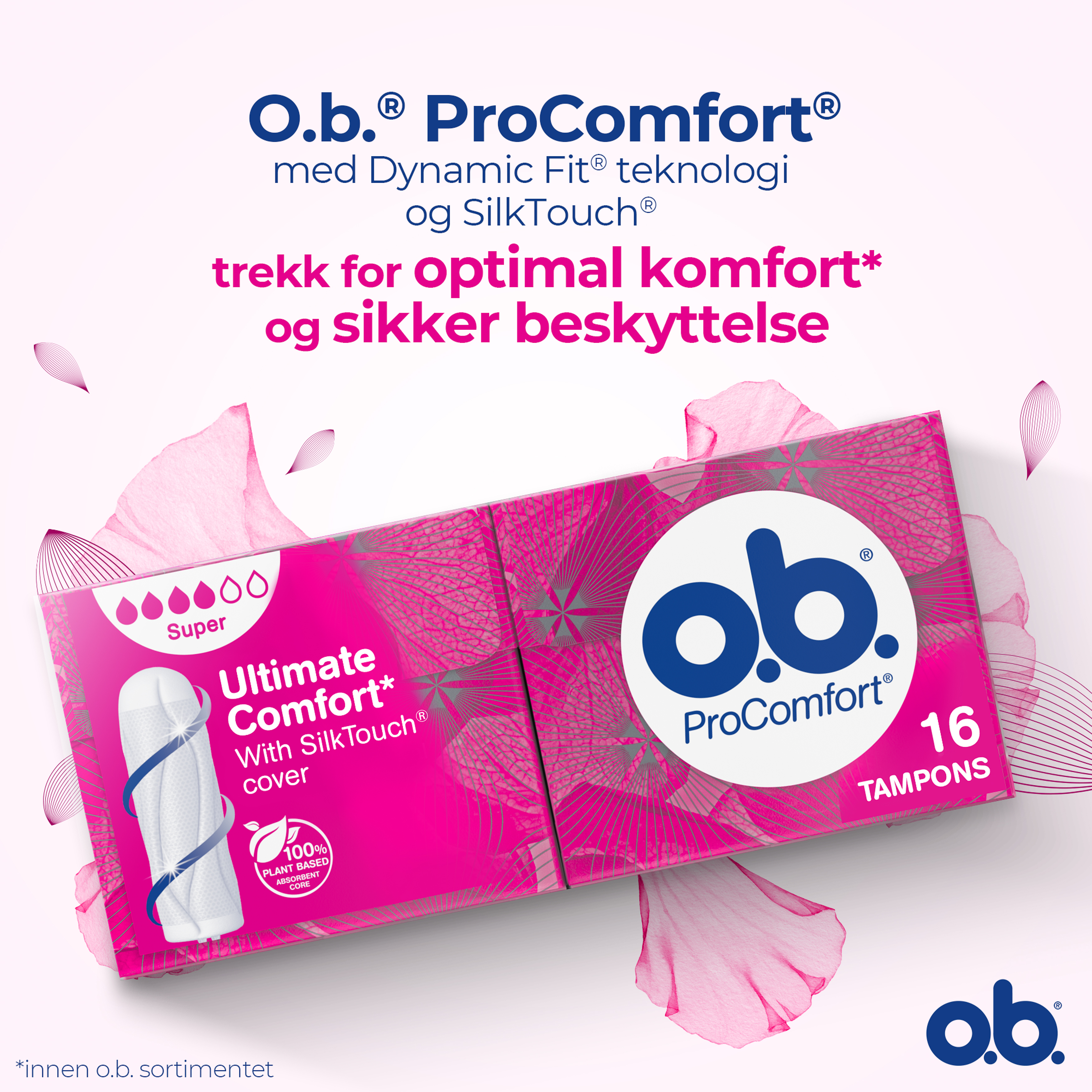 o.b. ProComfort Super tamponger, 54 stk.