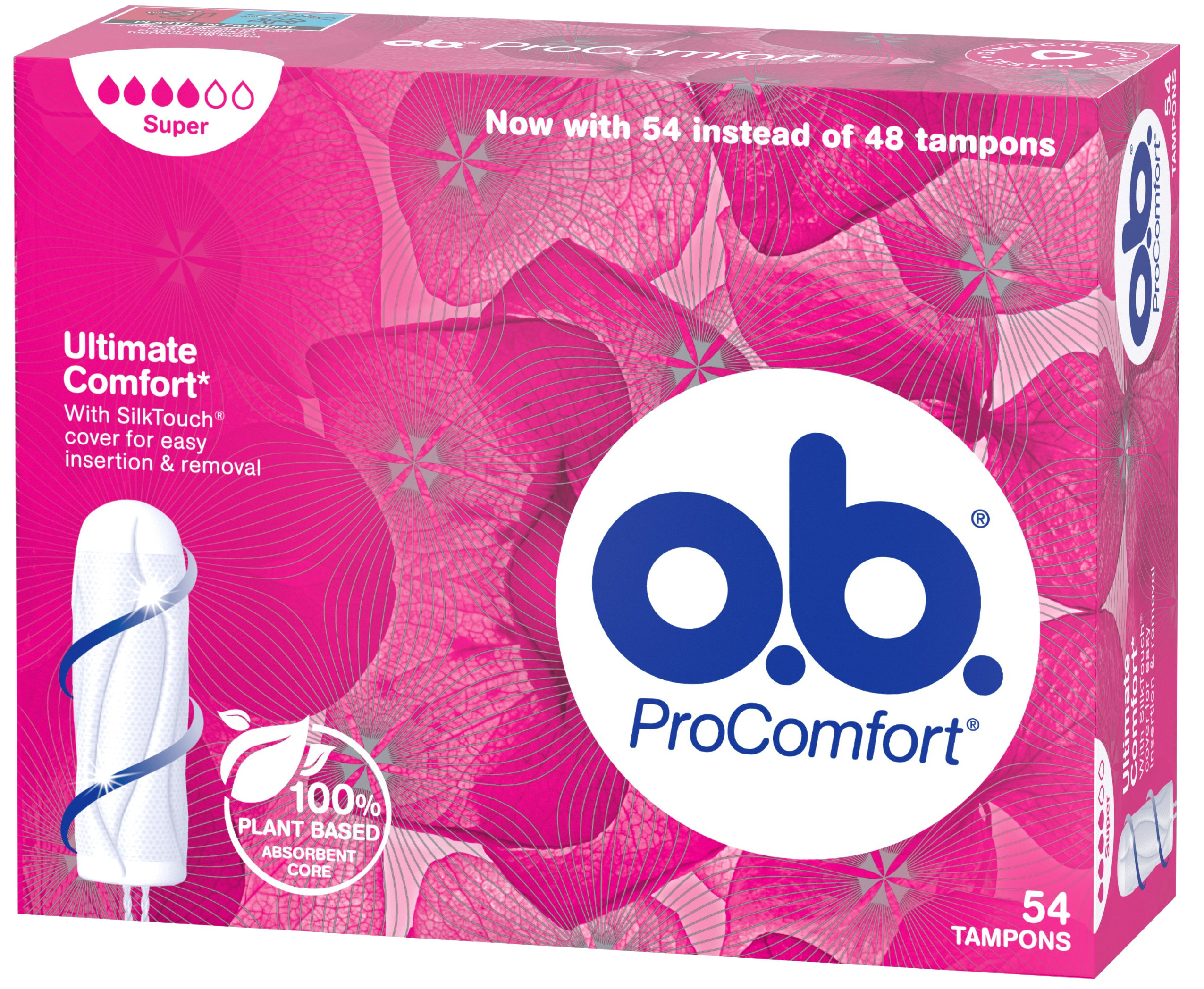 o.b. ProComfort Super tamponger, 54 stk