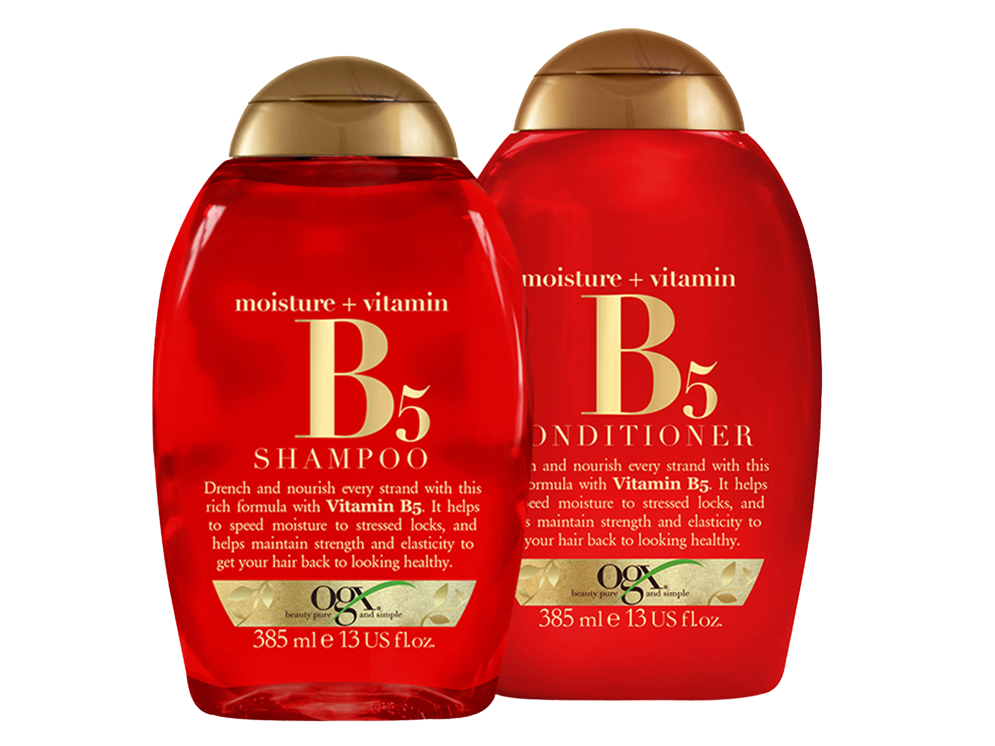 Ogx Ogx Vitamin B5, shampo og balsam, 385 ml shampo og 385 ml balsam
