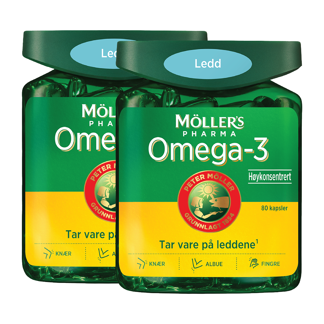 Omega-3 Ledd kapsler x2