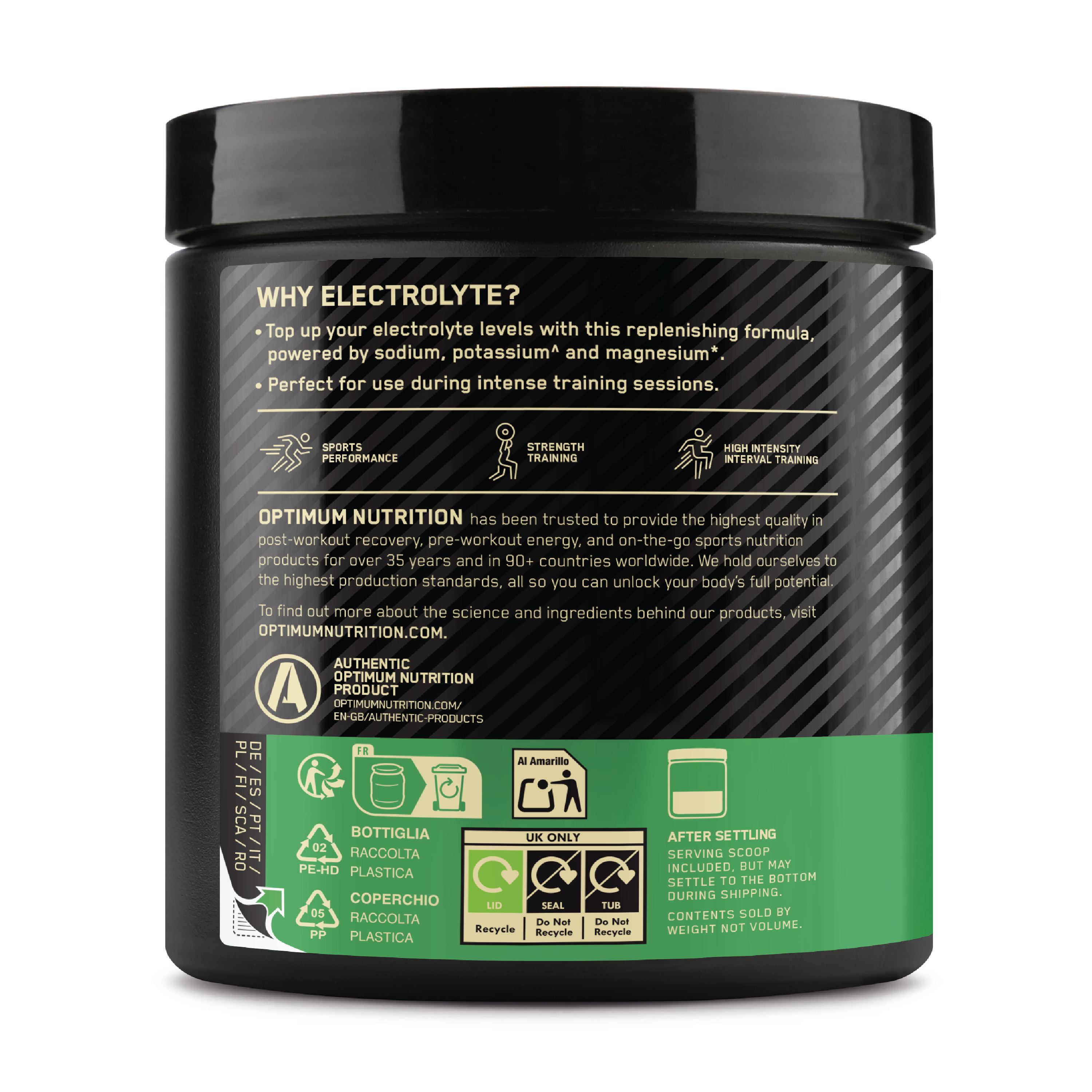 Optimum Nutrition Electrolyte Powder Forest Berries, Forrest Berries, 264 g