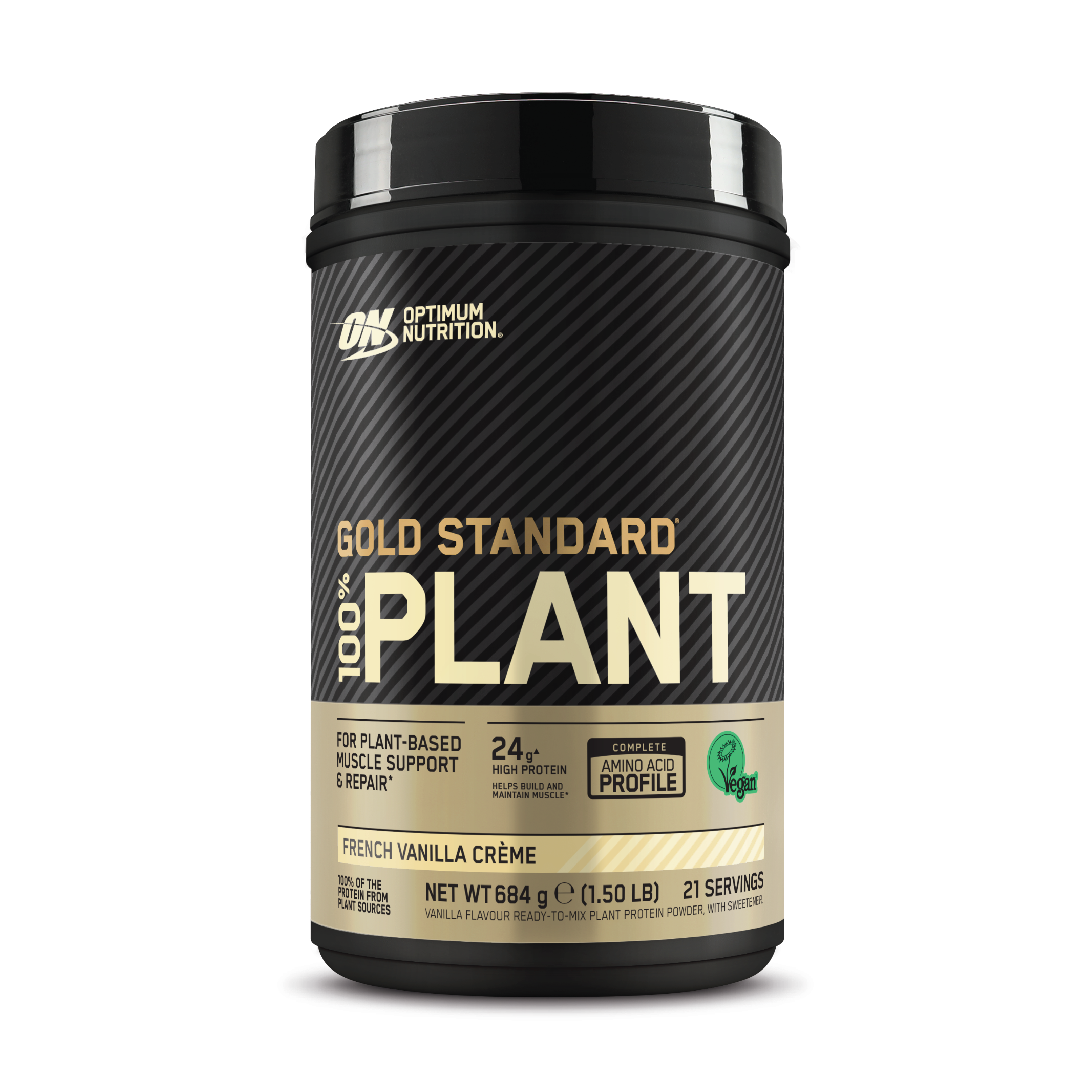 Optimum Nutrition GOLD Standard Vegansk Proteinpulver, Plant Vegan Vanilla, 684 g
