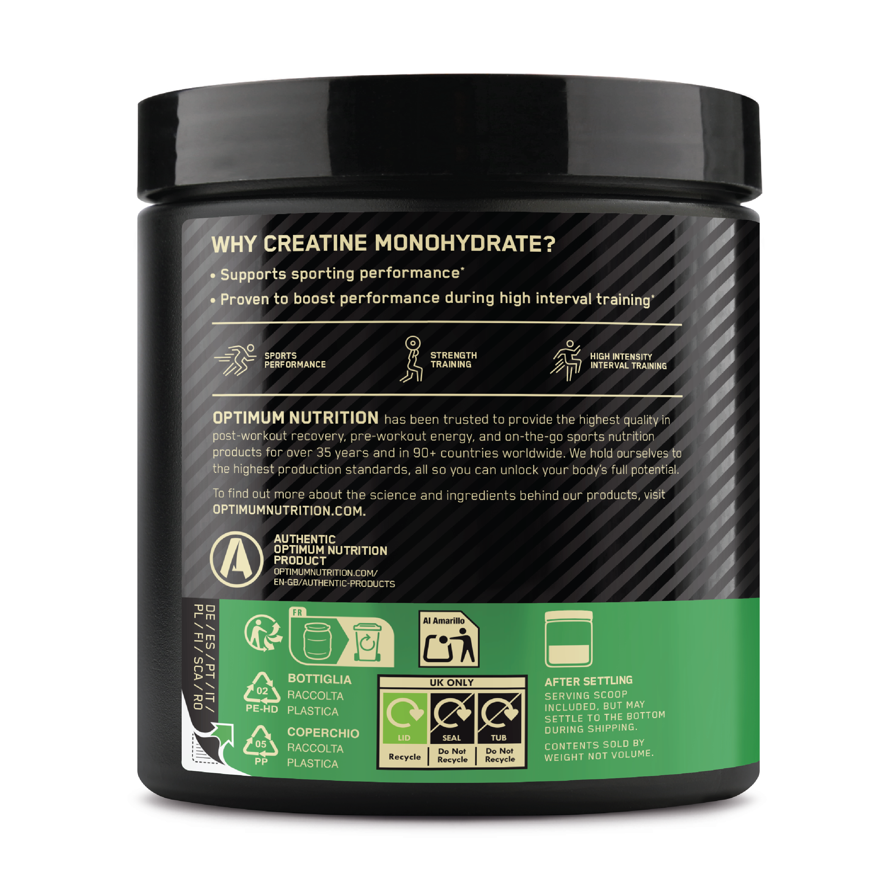 Optimum Nutrition Micronised Creatine Powder, 247,5 g