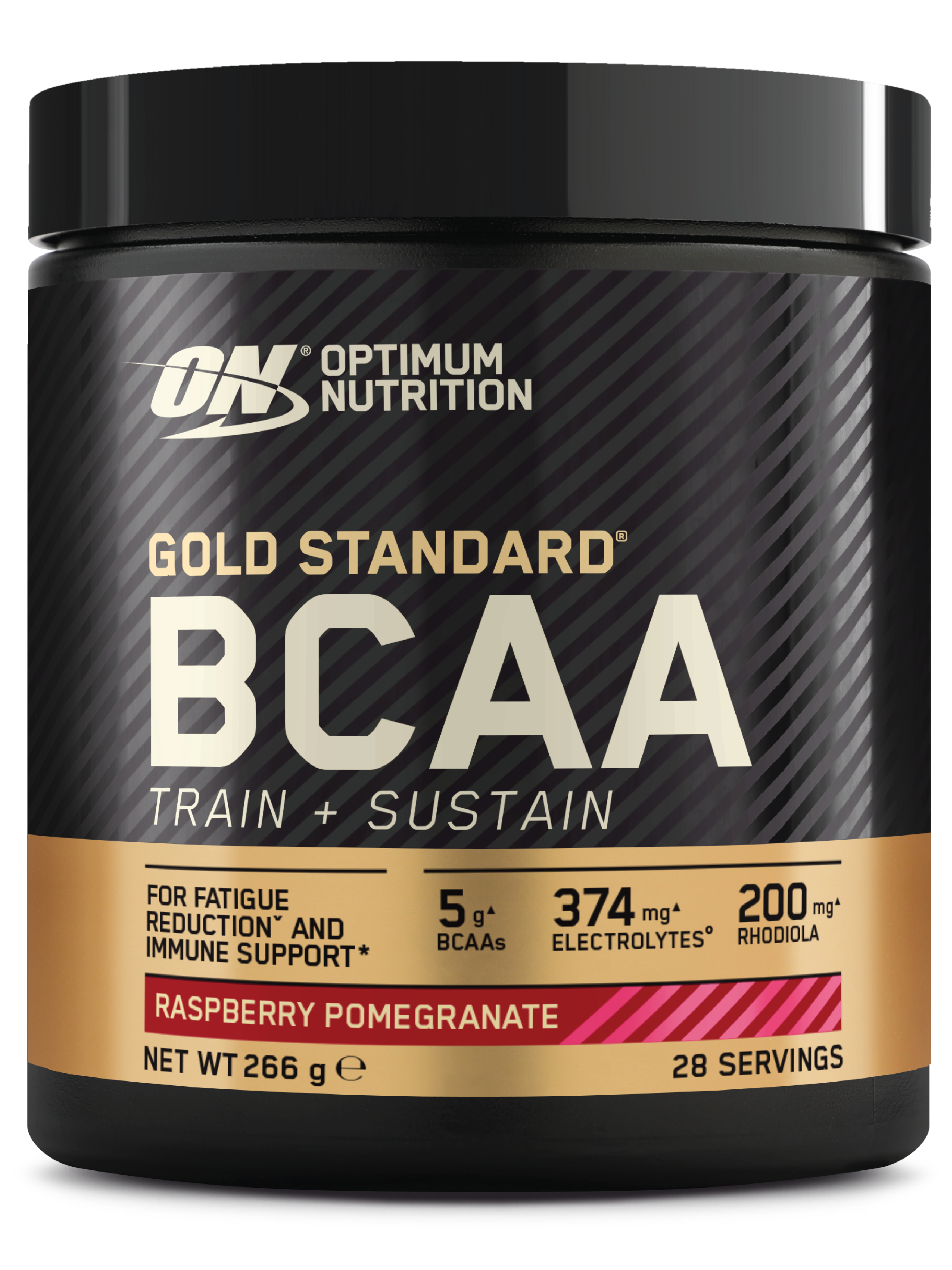 Optimum Nutrition GOLD Standard BCAA Train + Sustain, Raspberry & Pomegranate, 266 g