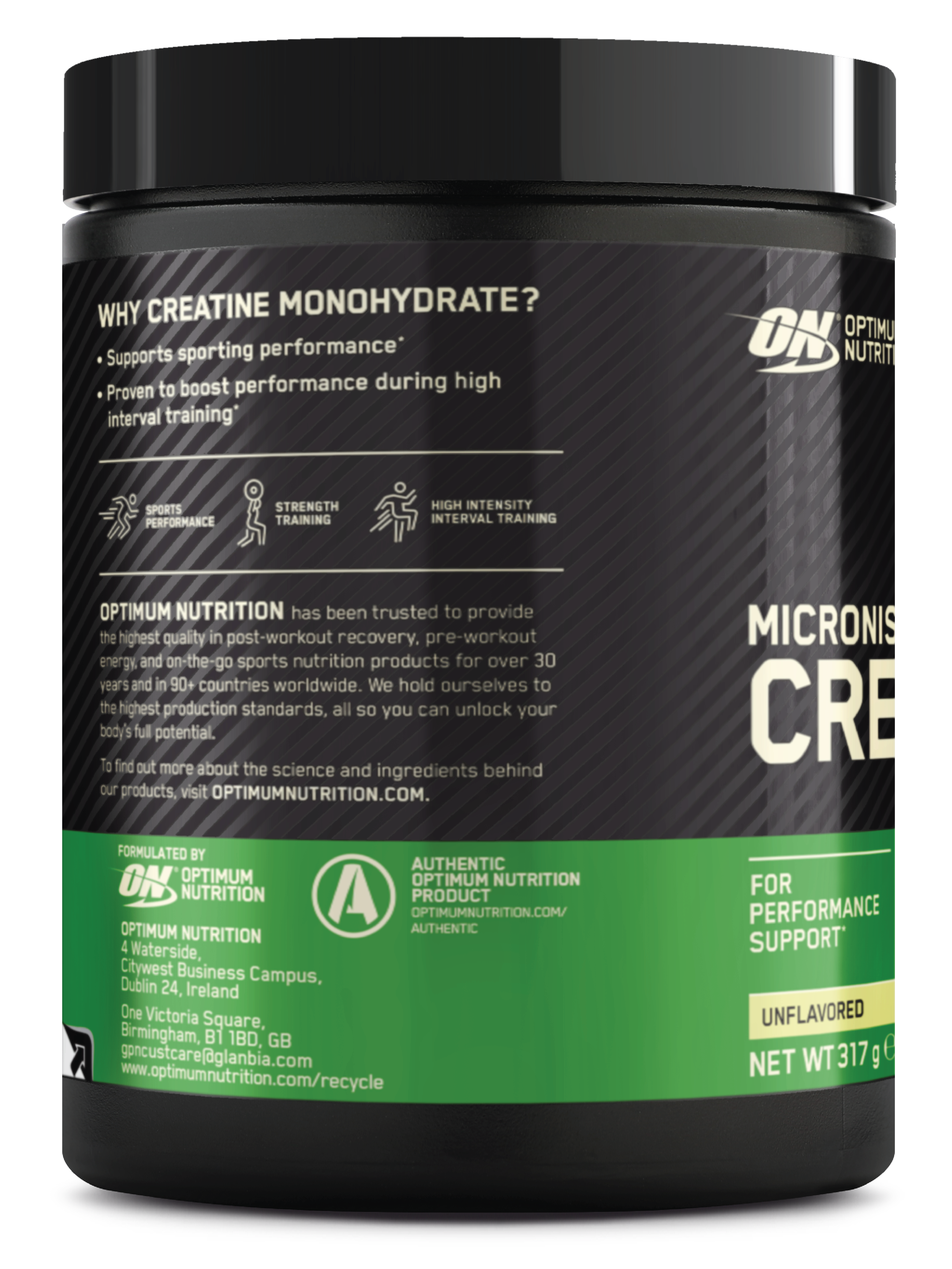 Optimum Nutrition Micronized Creatine Powder, 300 g