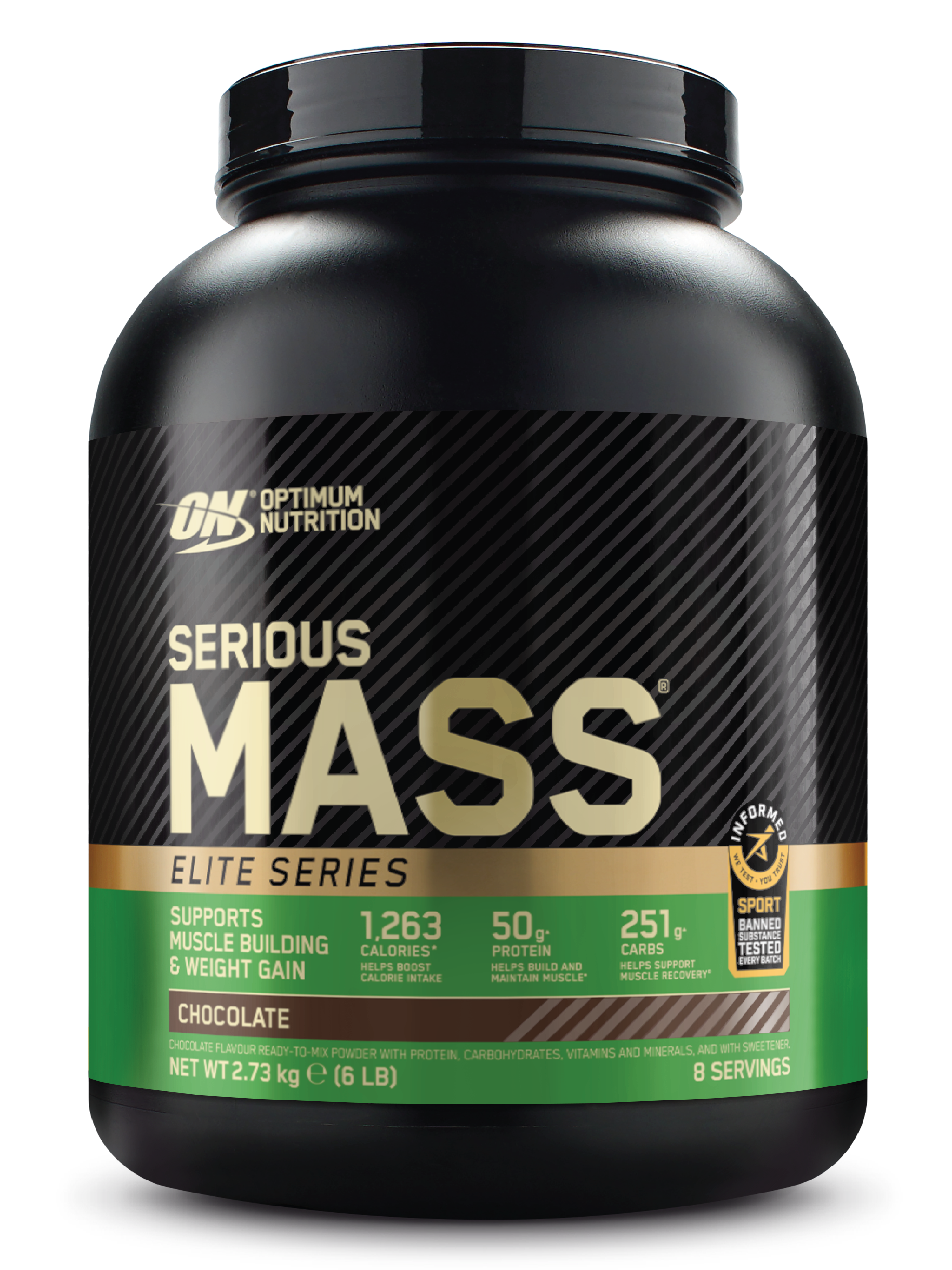 Optimum Nutrition Serious Mass, Chocolate, 2,73 kg