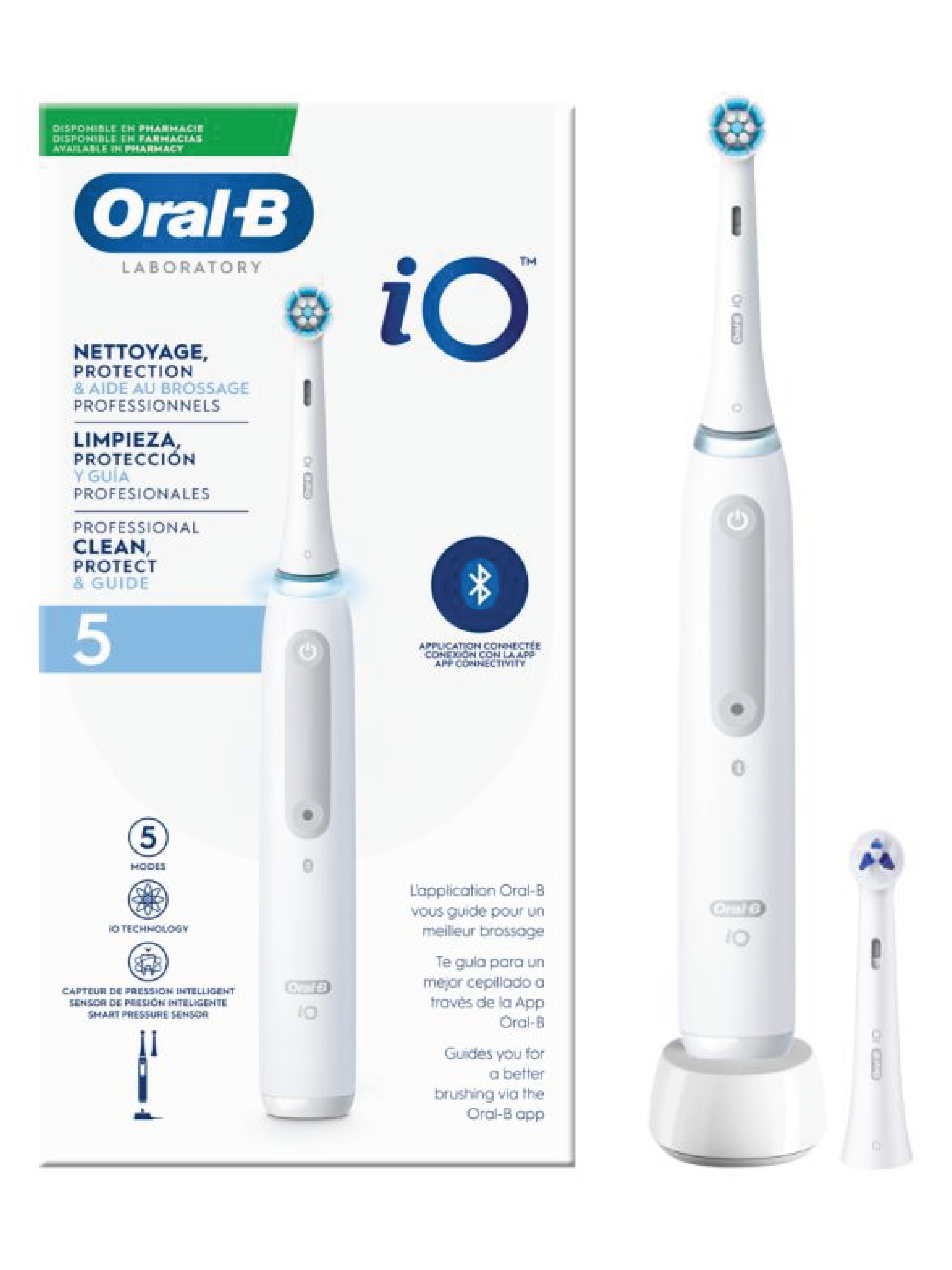 Oral-B iO Lab Clean 5 Elektrisk Tannbørste, 1 stk.