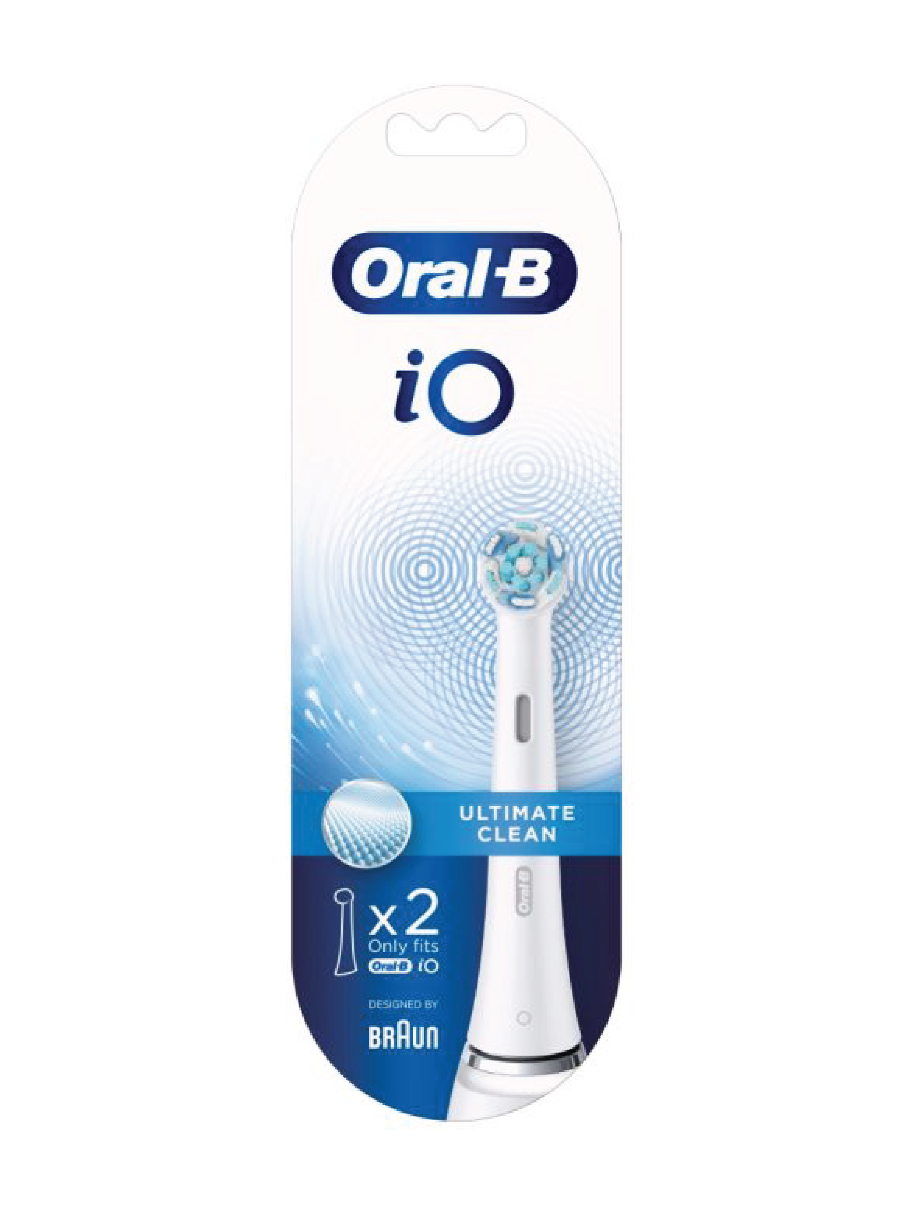 Oral-B iO Ultimate Clean Børstehode, 2 stk.