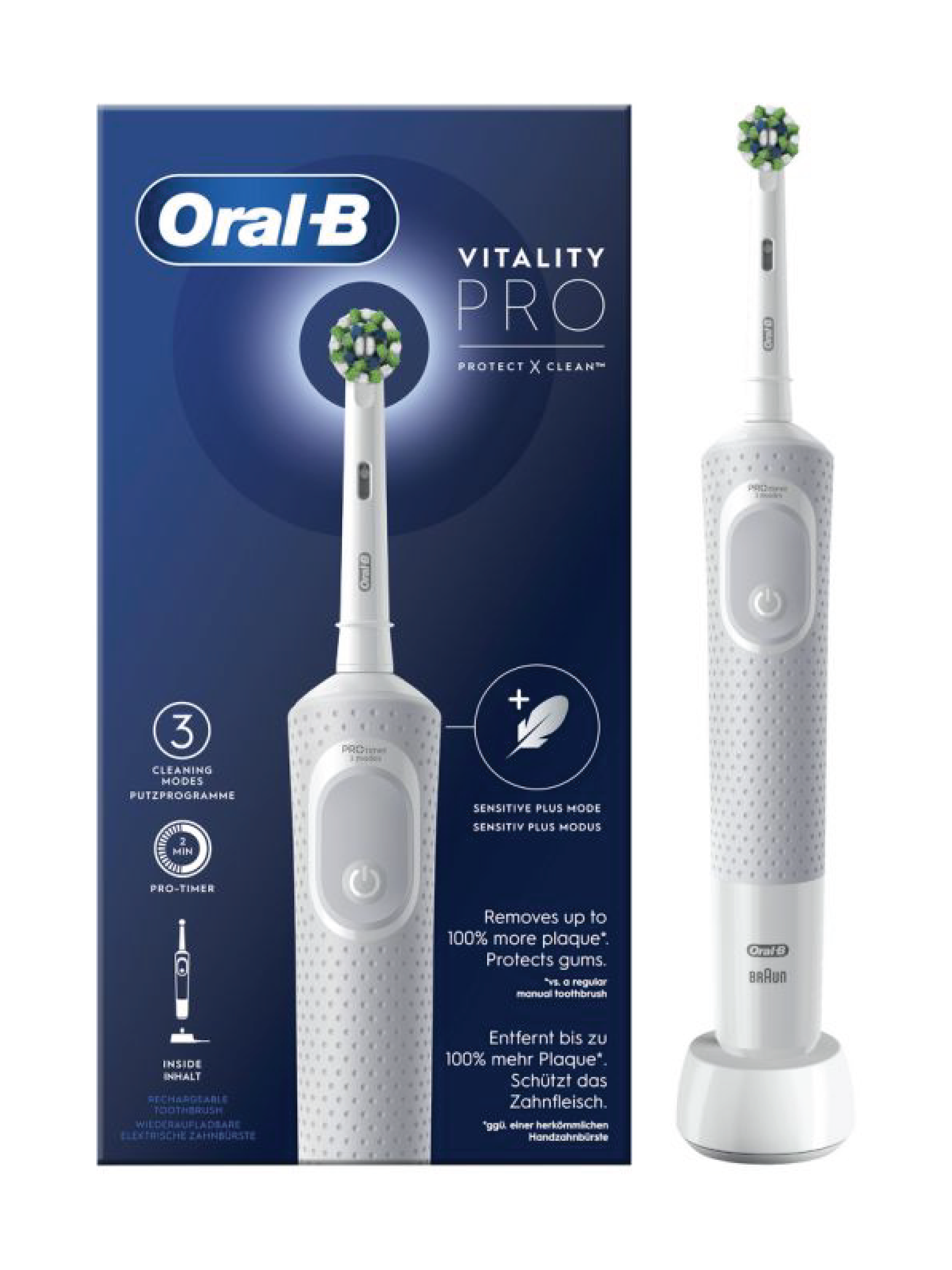 Oral-B Vitality Pro Elektrisk Tannbørste, 1 stk.