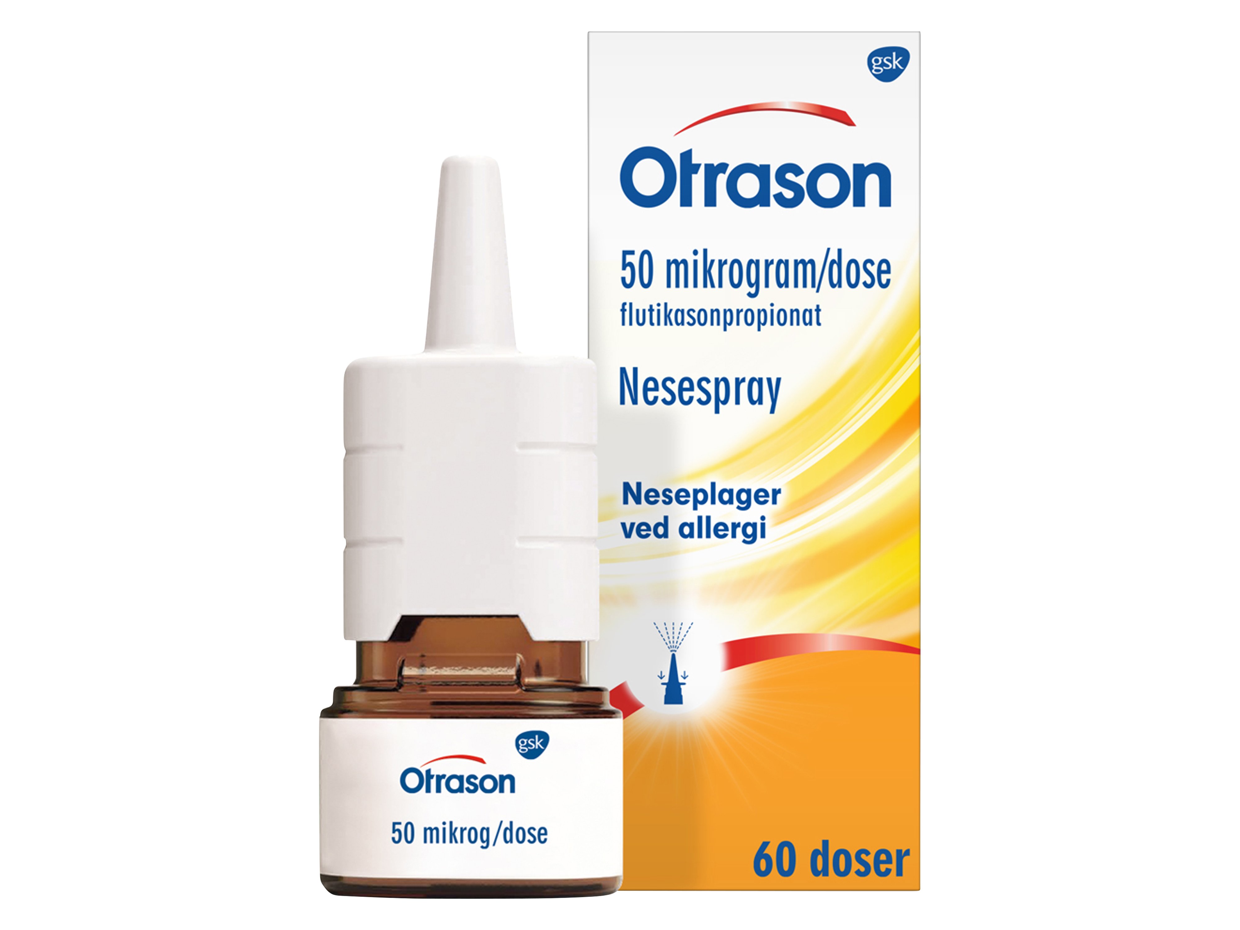 Otrason Nesespray 50 µg/dose, 60 doser.