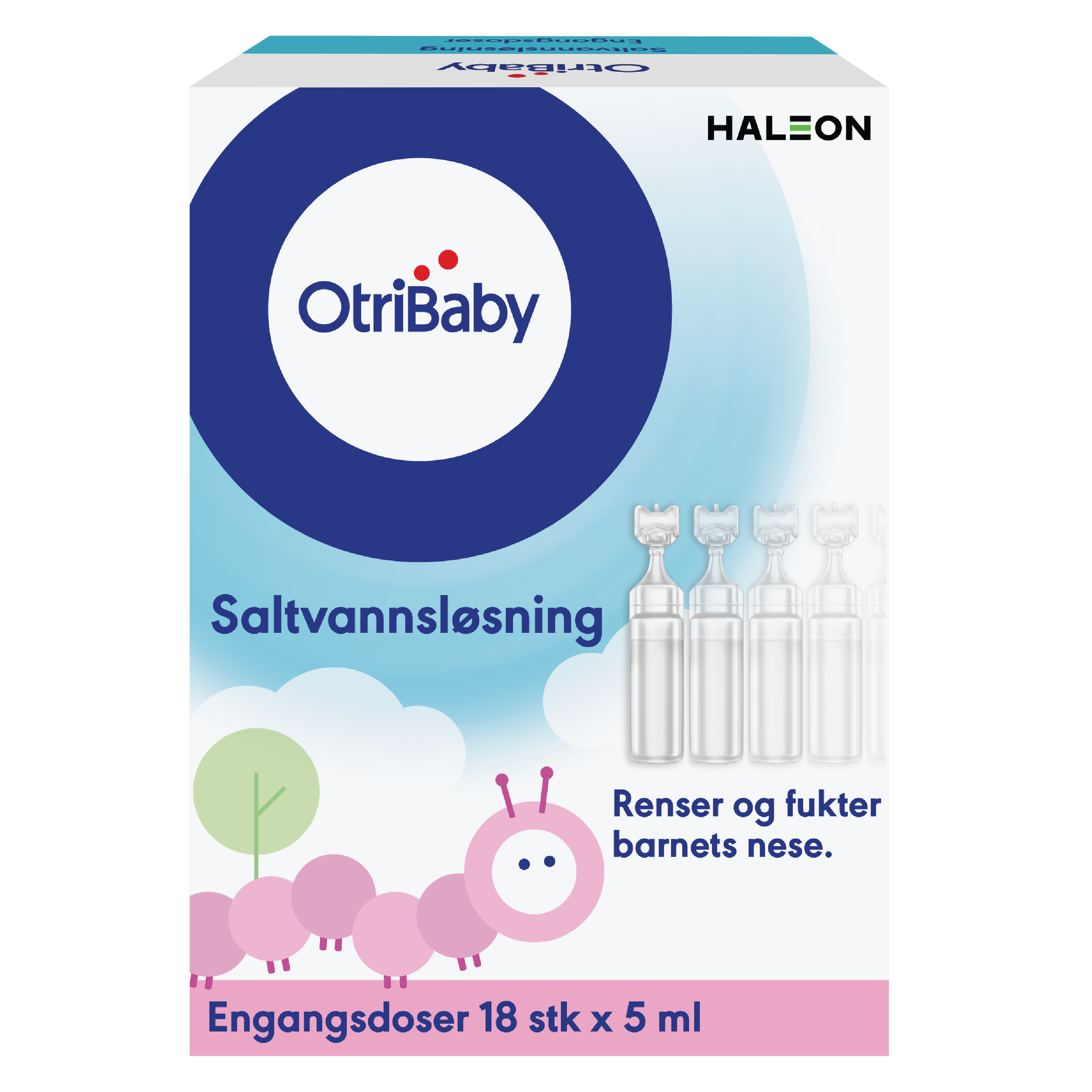 Otribaby Saltvannsløsning, 18 x 5 ml