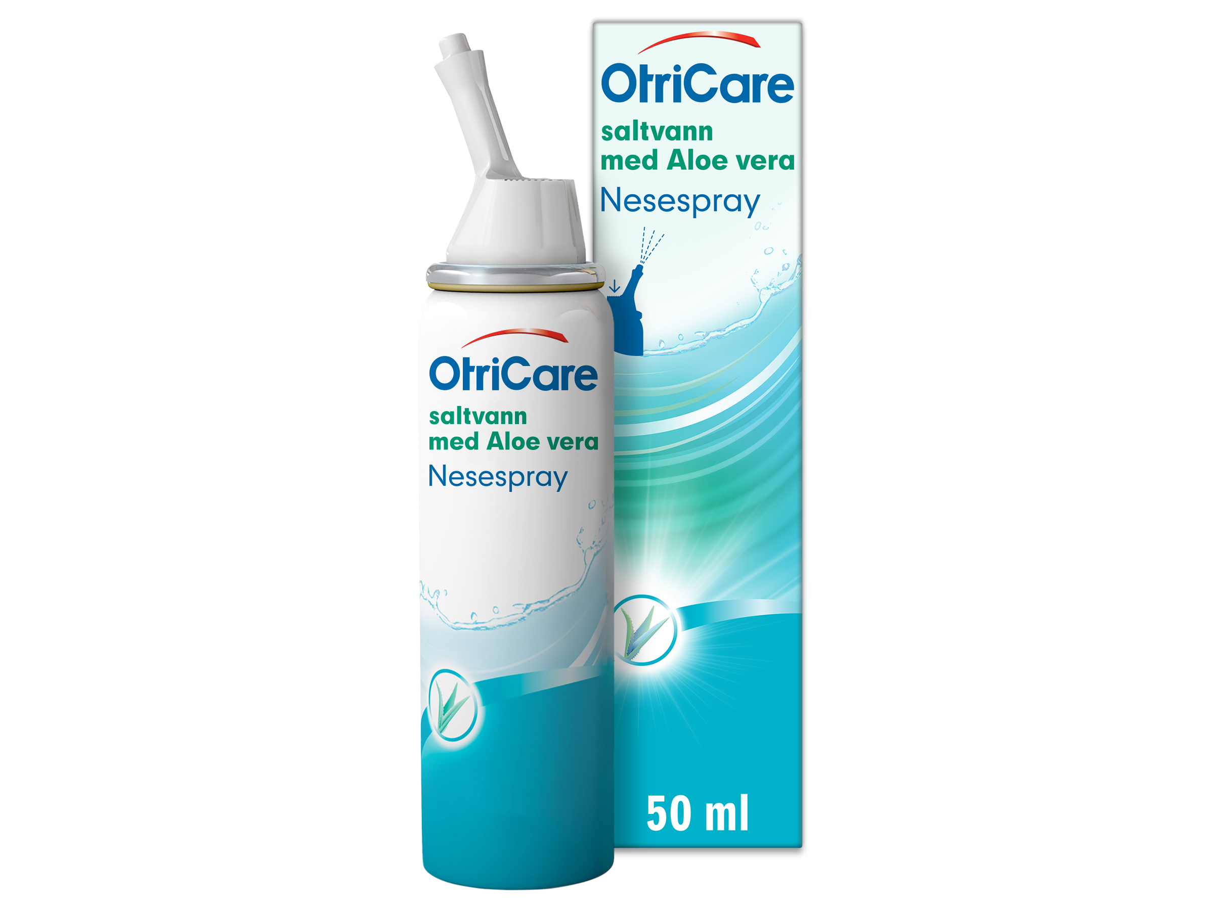 Otricare Otricare Saltvannspray med Aloe Vera, 50 ml