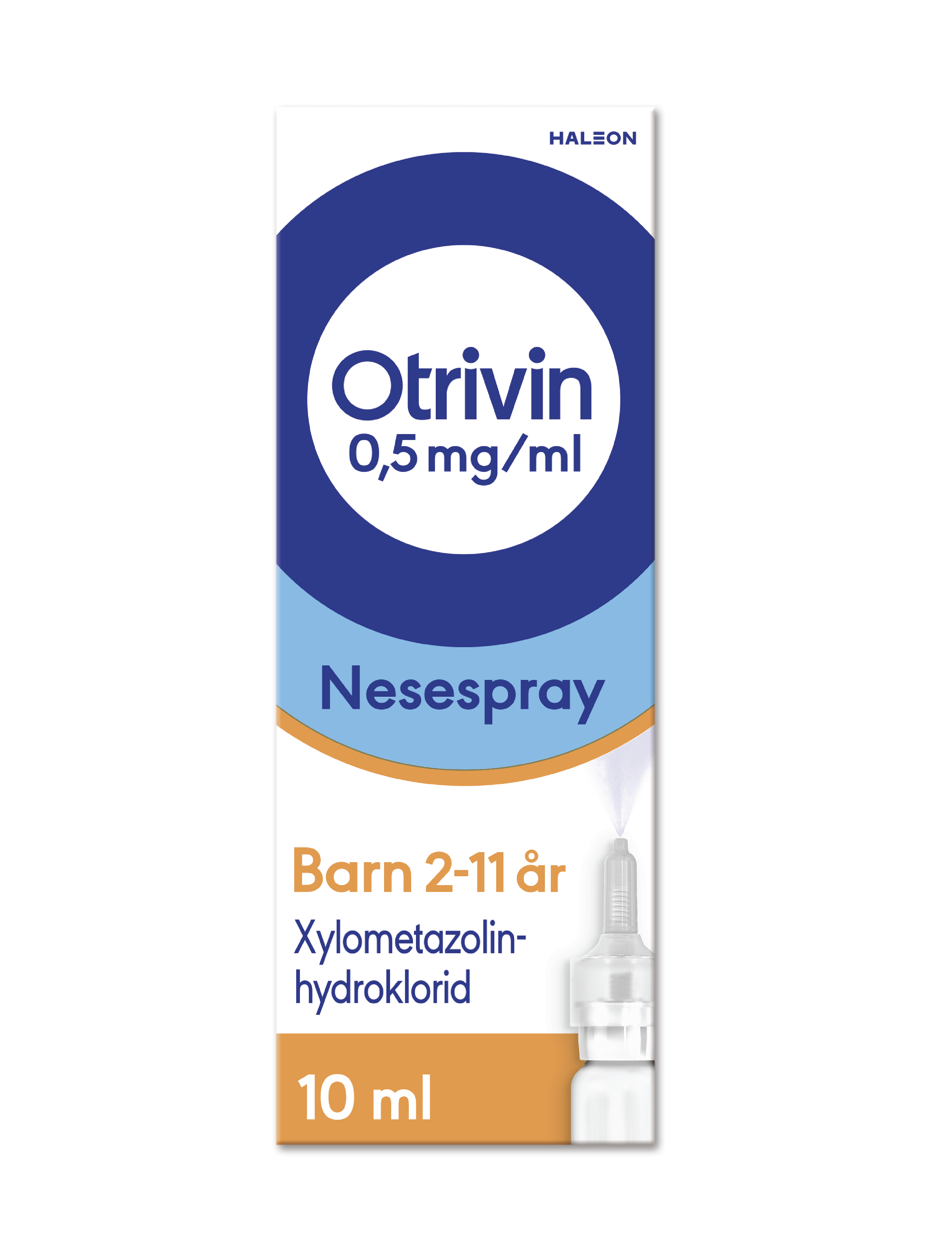 Otrivin Nesespray, 0,5 mg/ml til barn,10 ml