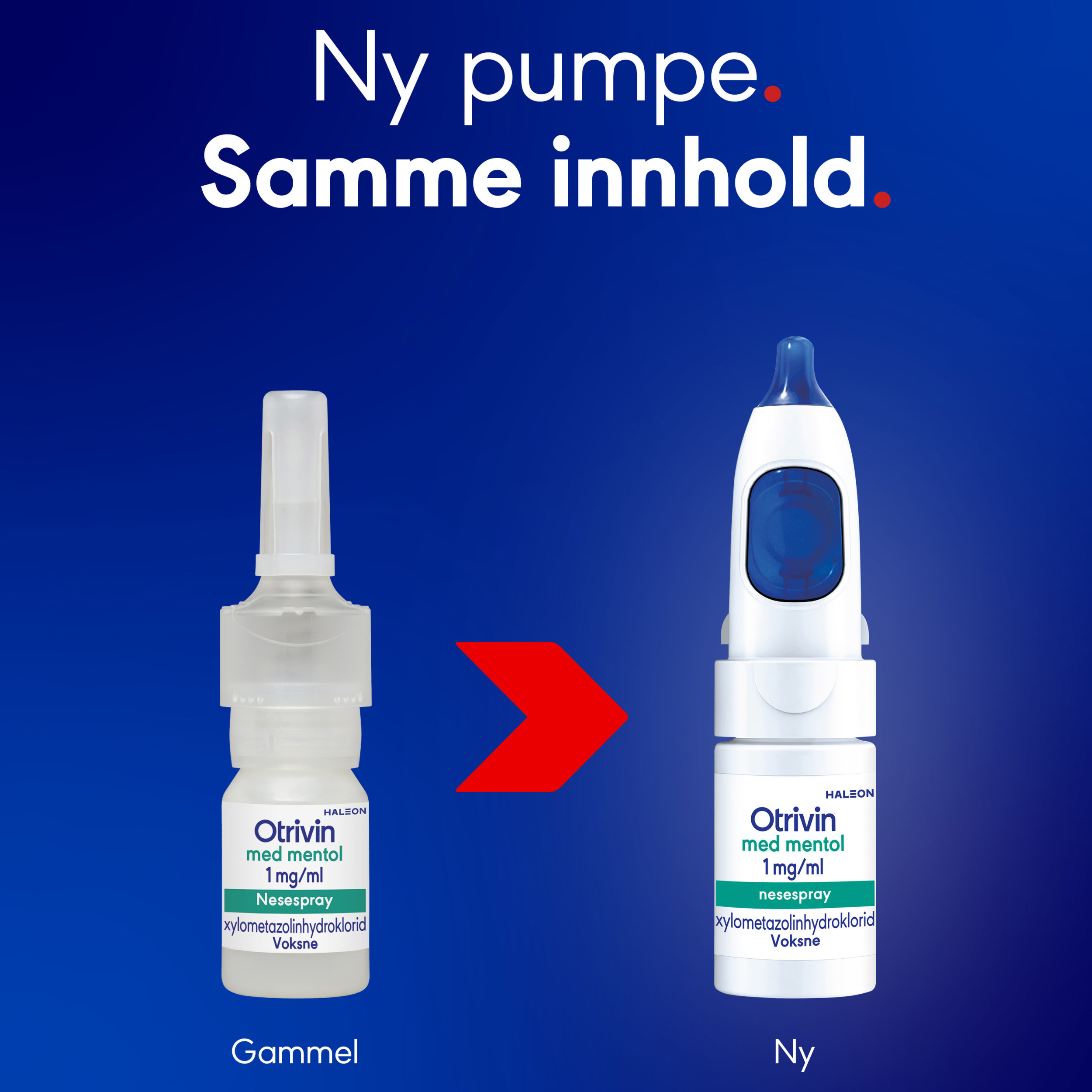 Otrivin 1 mg/ml nesespray med mentol, 10 ml