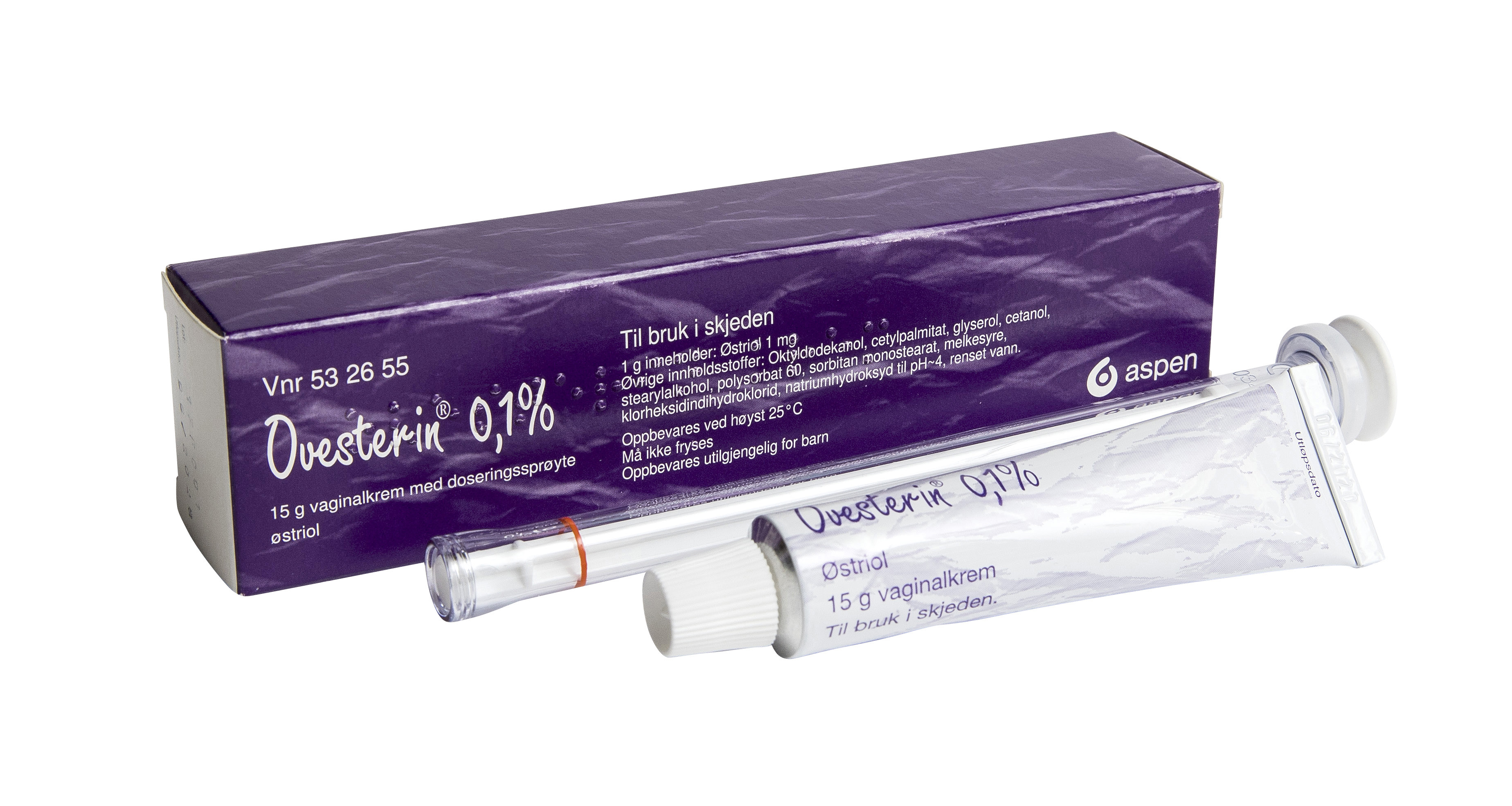 Ovesterin Vaginal krem0,1 % m/applikator, 15 g.