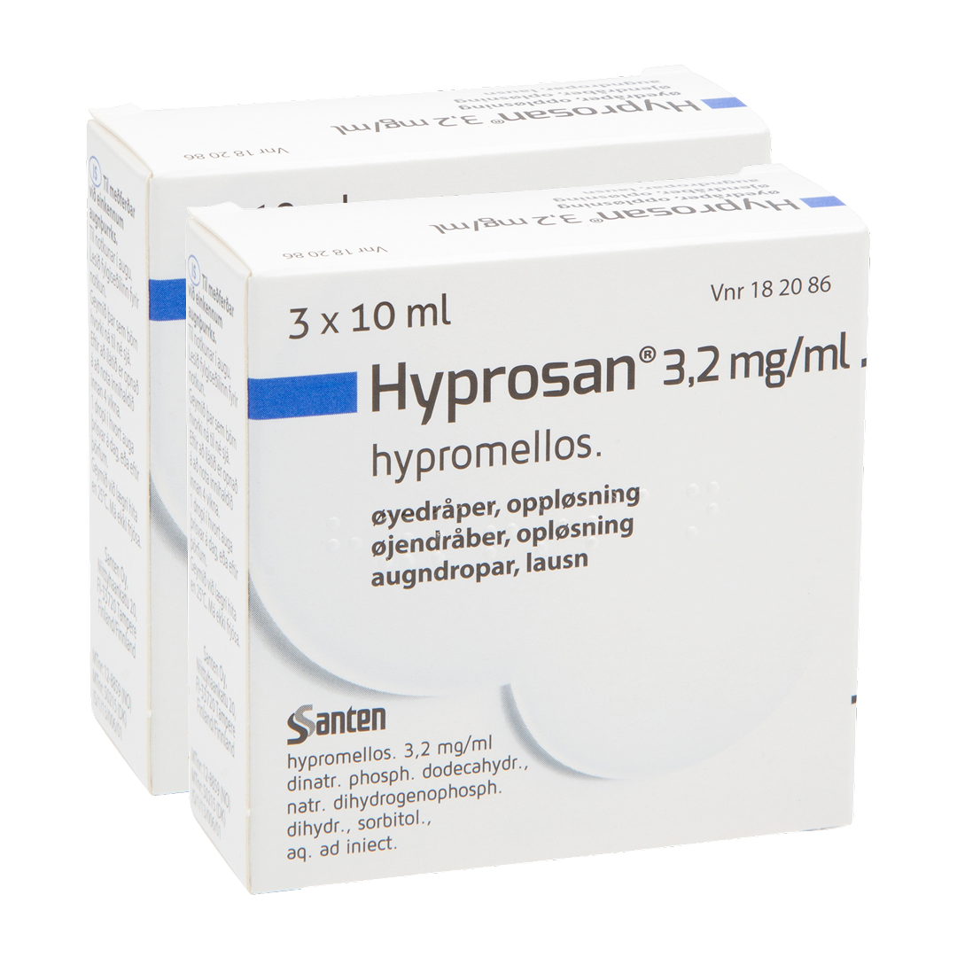 Øyedråper 3,2mg/ml x2