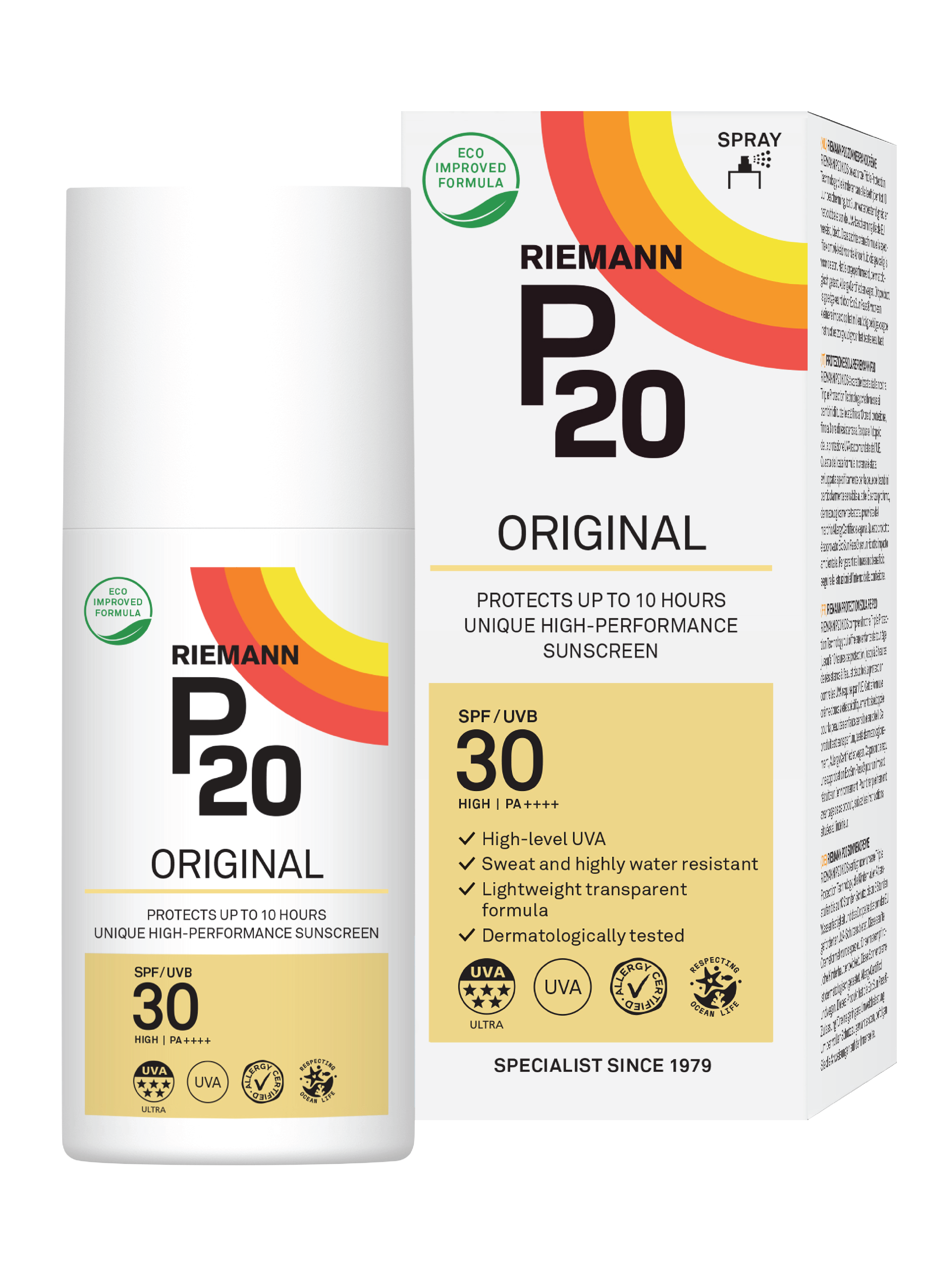 P20 Original SPF 30 Spray, 175 ml