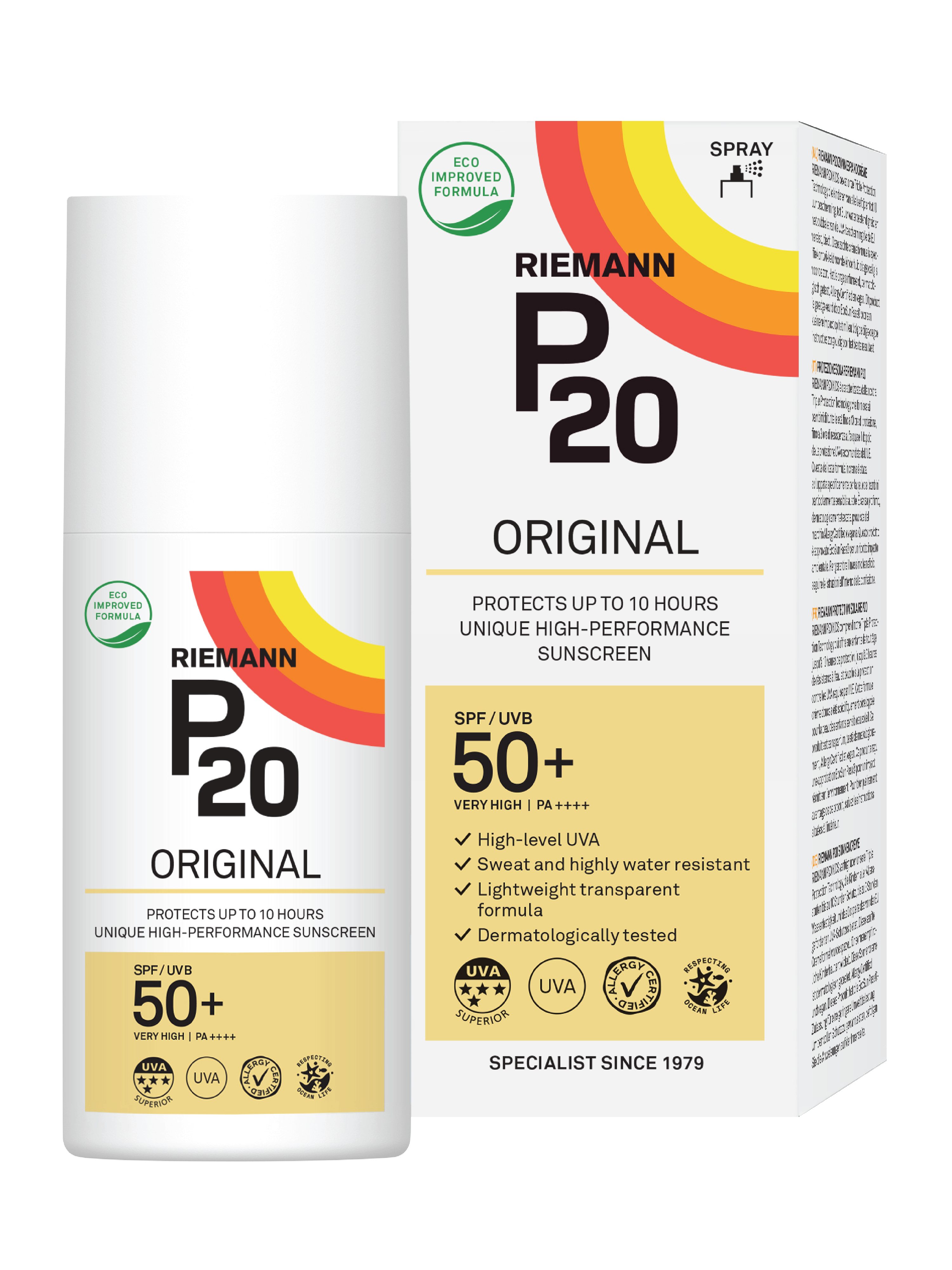 P20 Original SPF 50 Spray, 175 ml