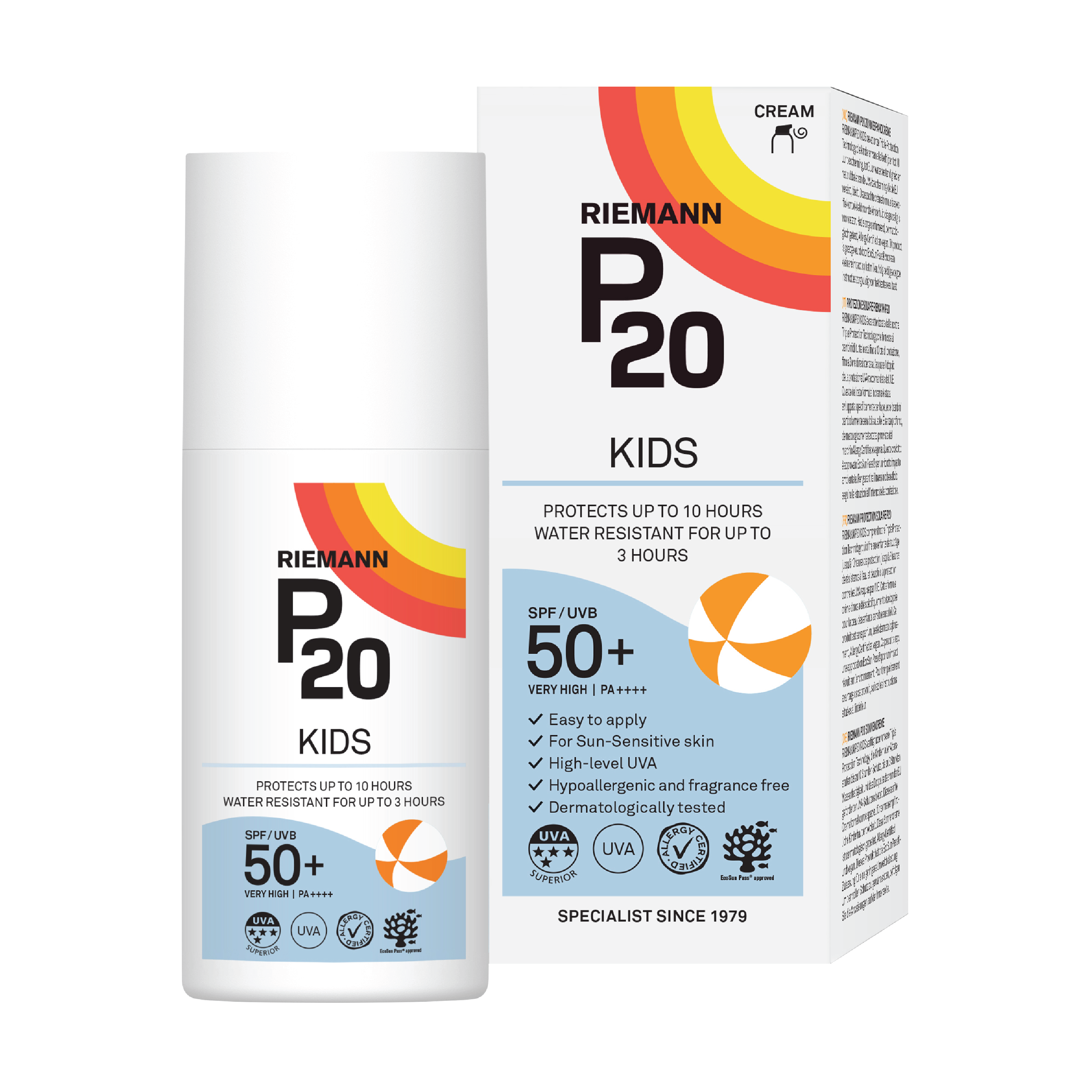 P20 Sun Cream Kids SPF50+, 200 ml