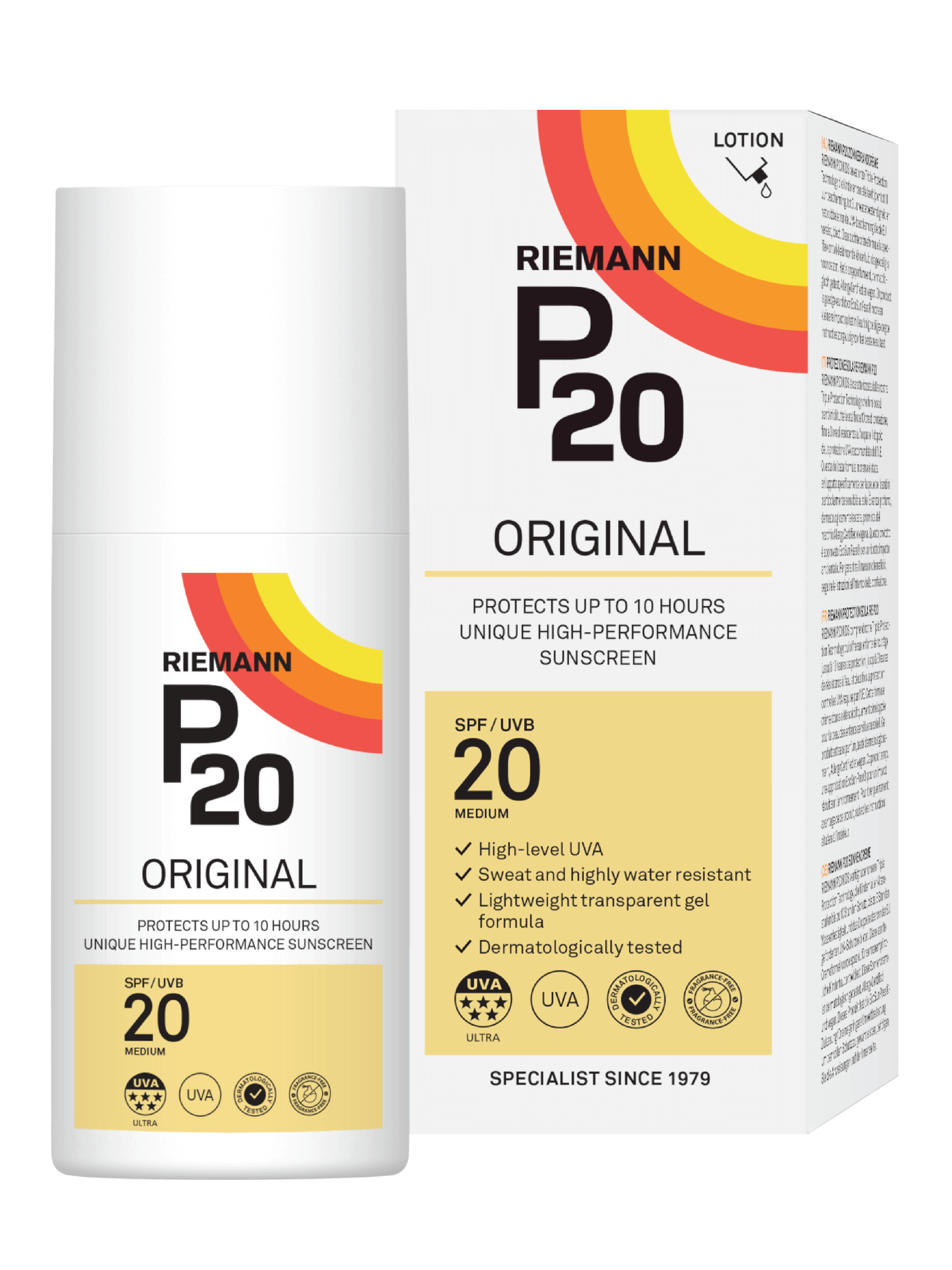 P20 Sun Protection Lotion SPF20, 200 ml