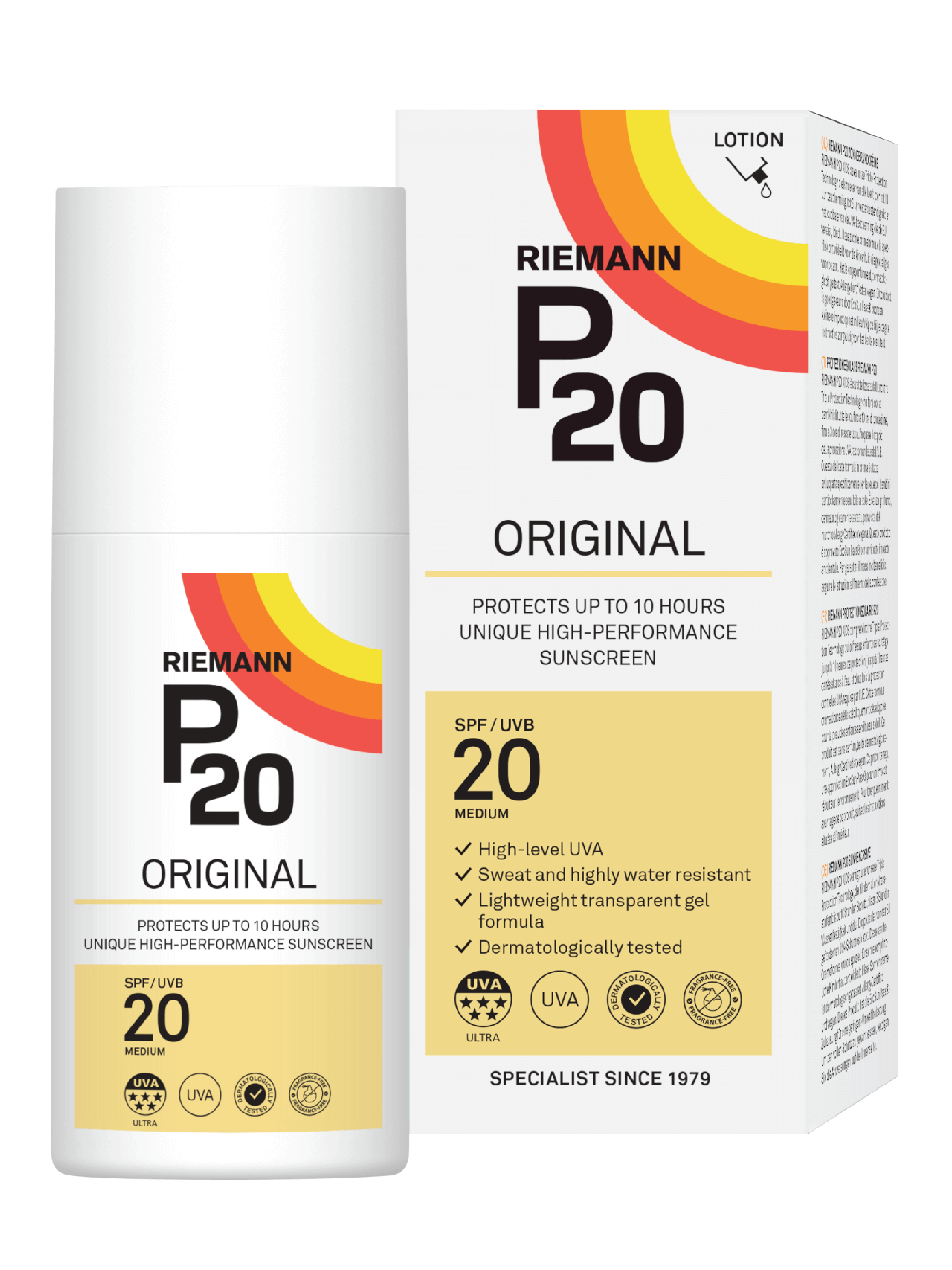 P20 Sun Protection Lotion, SPF 20, 200 ml
