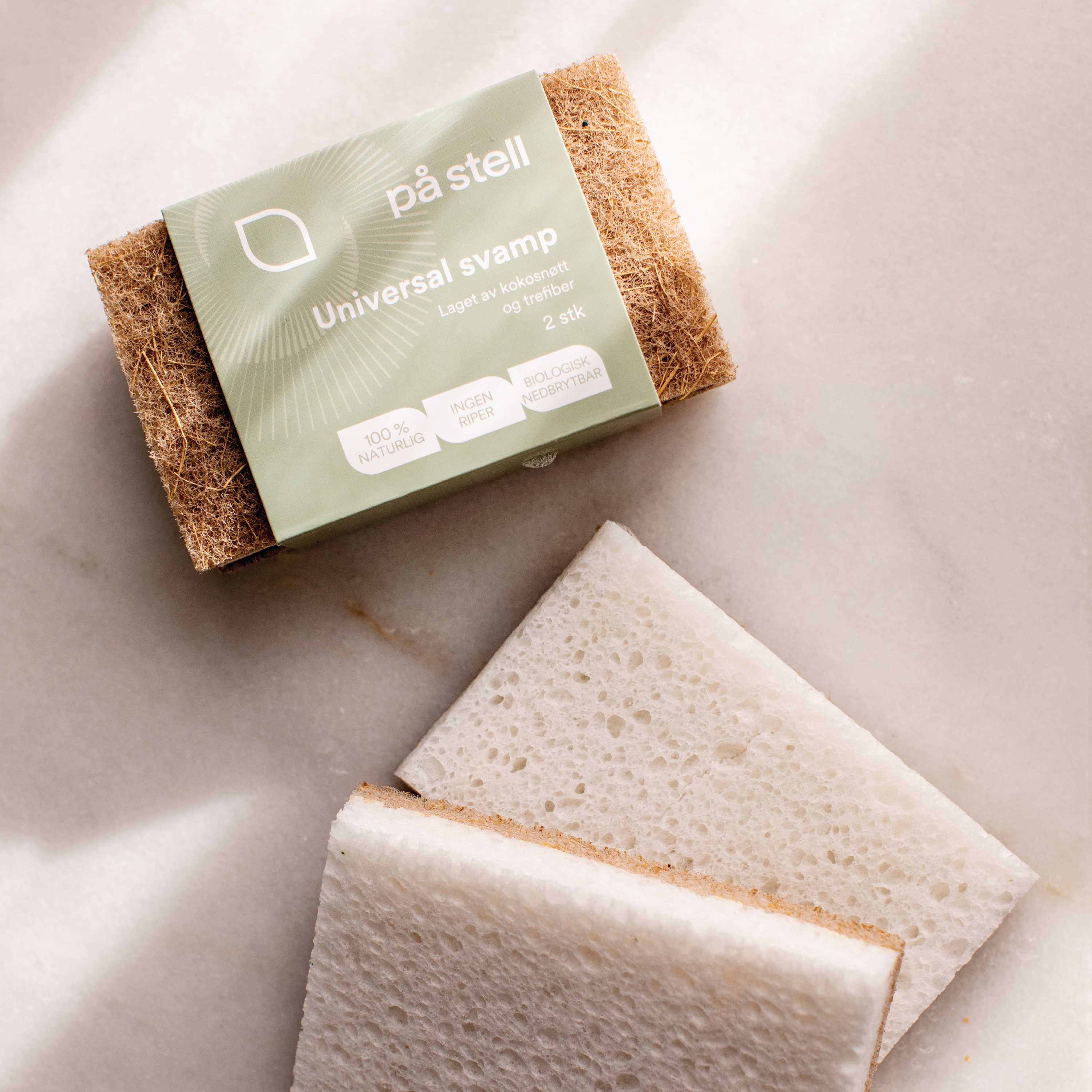 På Stell Universal Svamp Cellulose/Kokos, 2 stk.