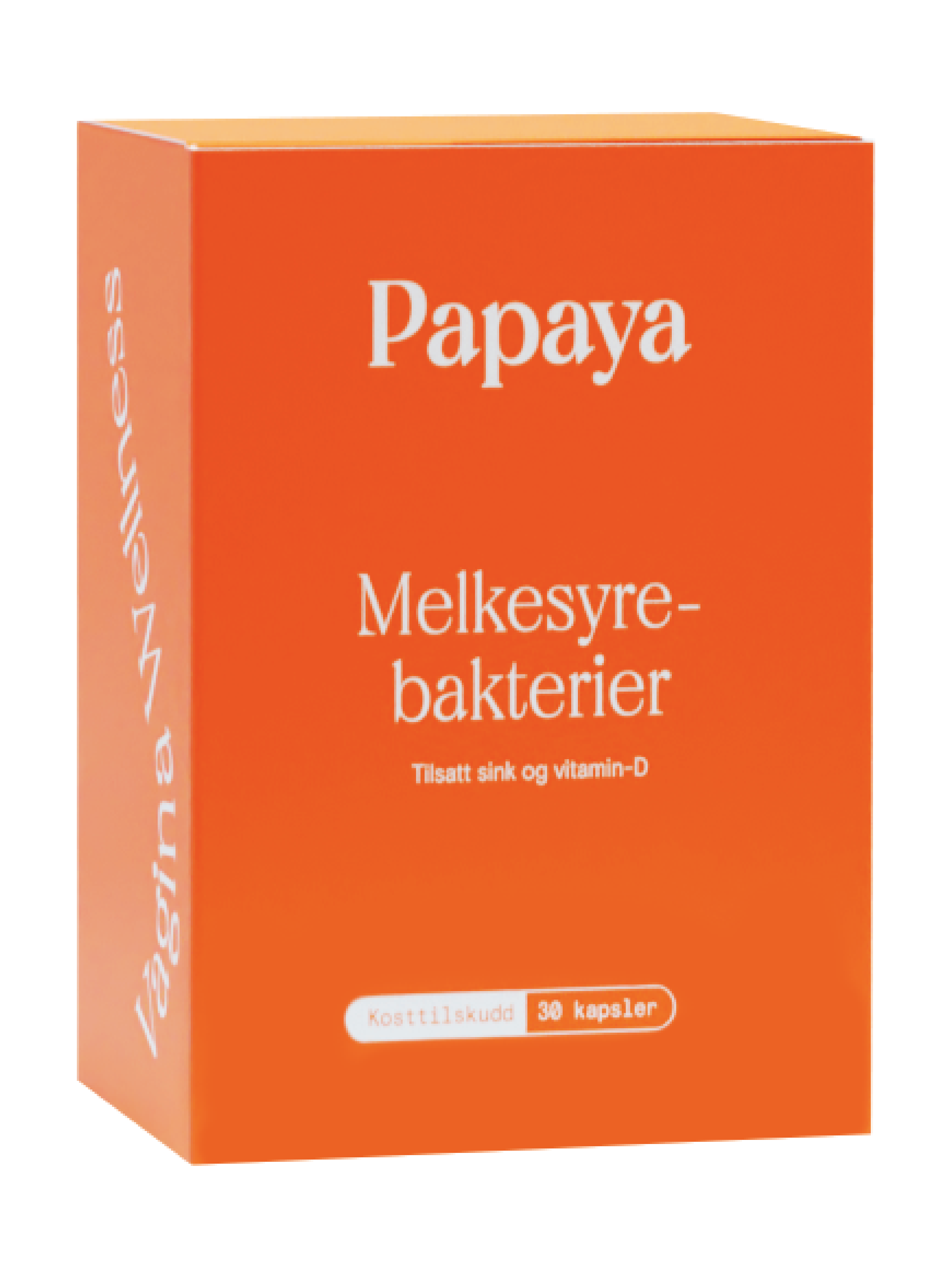 Papaya Melkesyrebakterier kapsler, 30 stk.