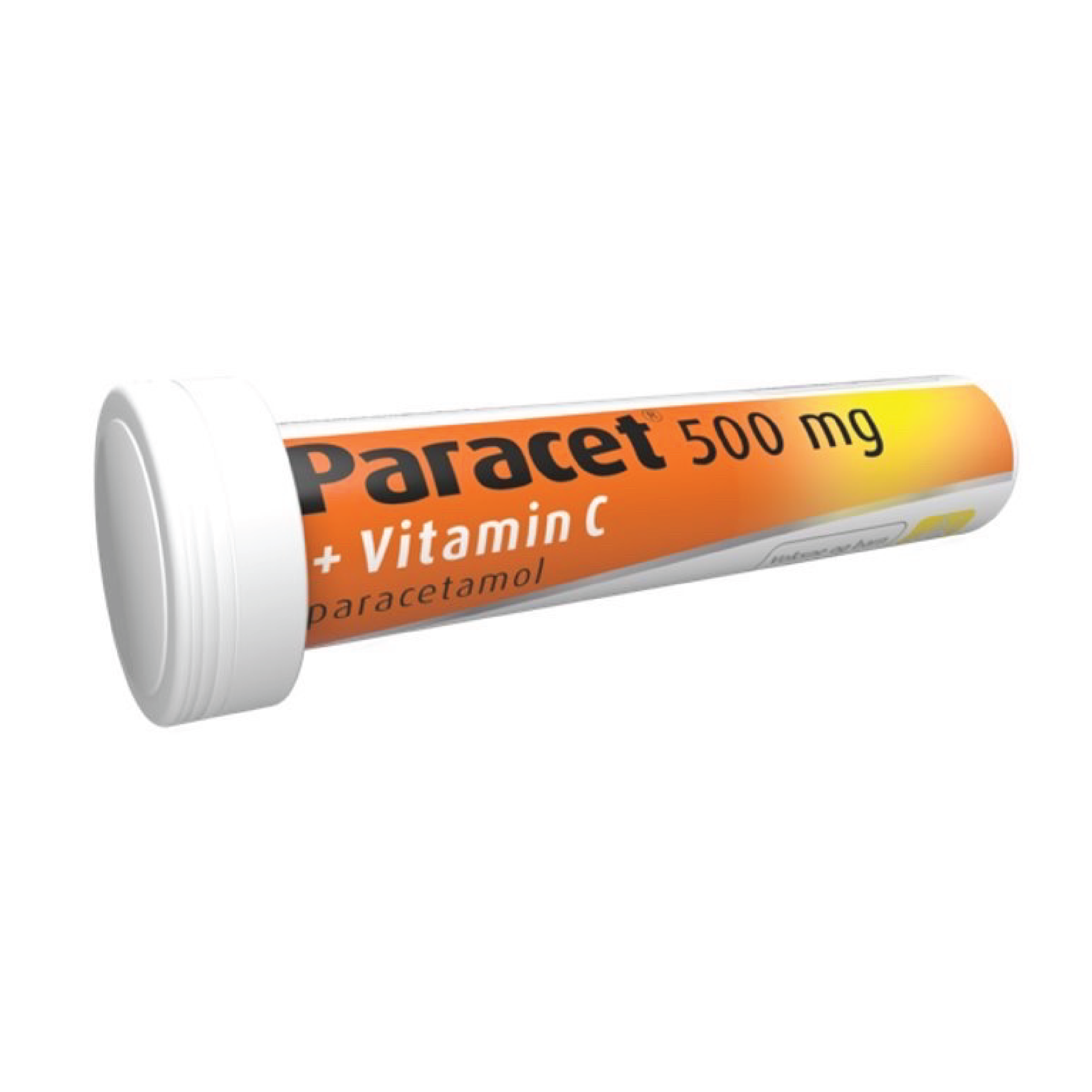 Paracet 500 mg brusetabletter, 20 stk.