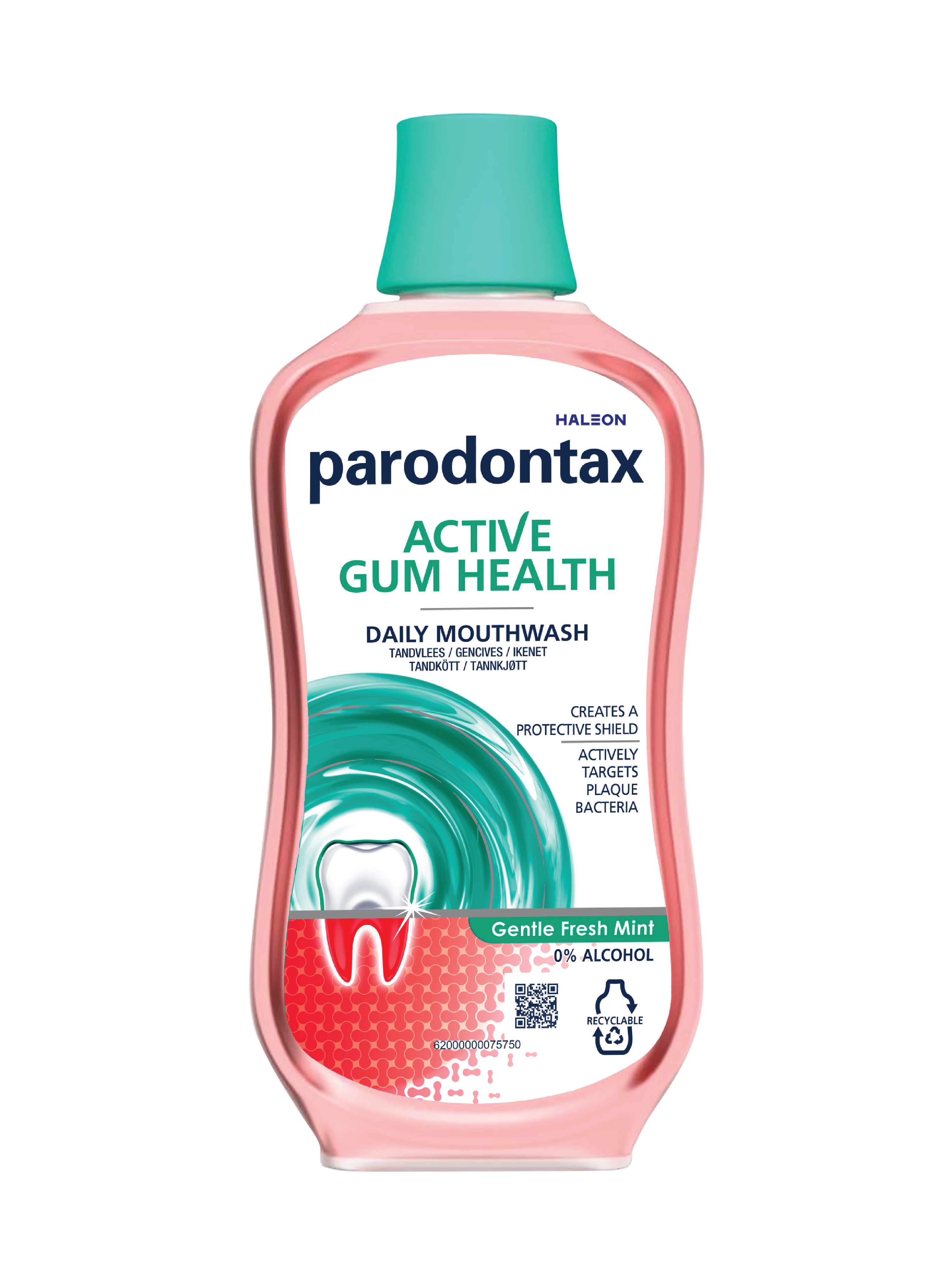 Parodontax Parodontax Gentle Fresh Mint Munnskyll, 500 ml