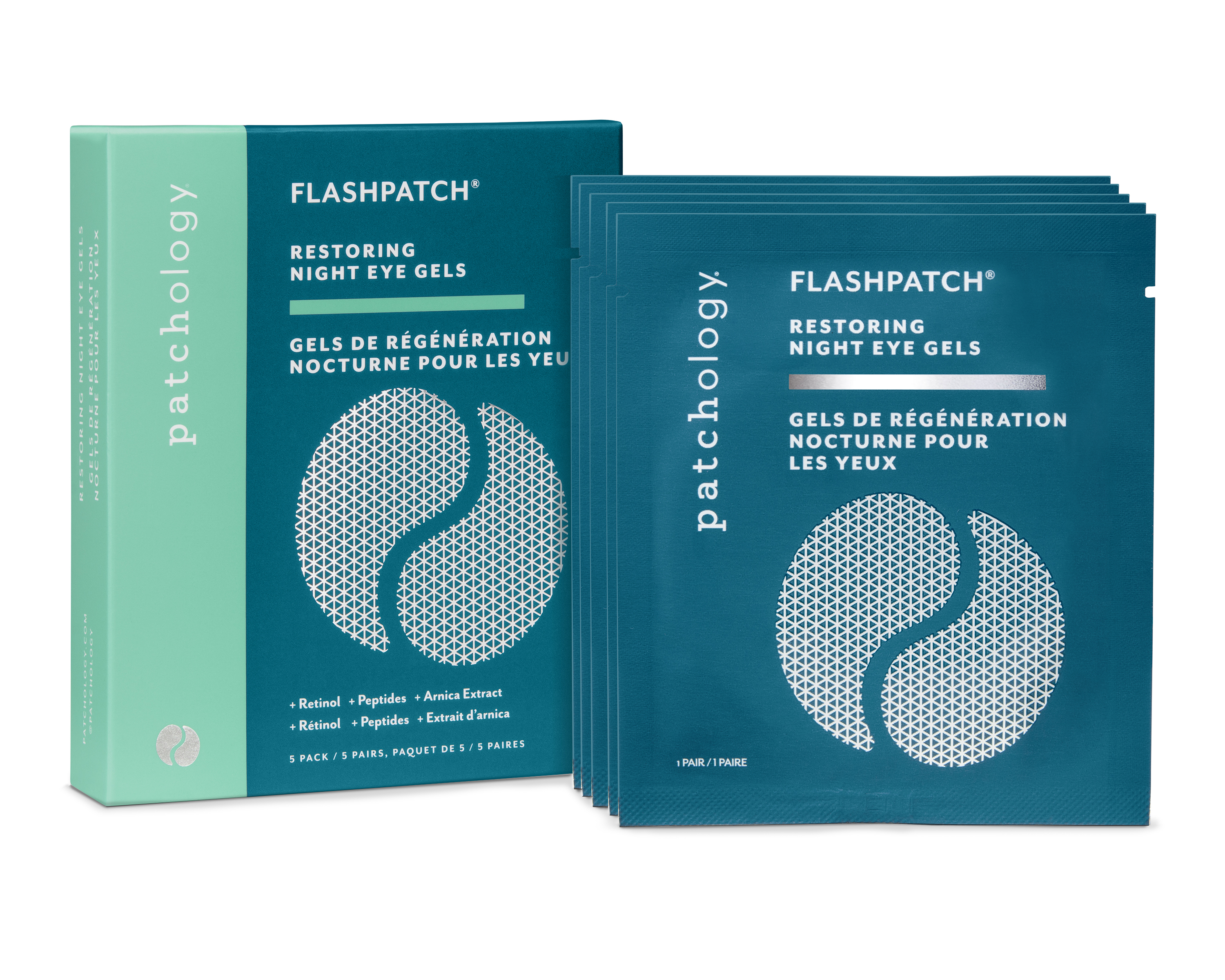 Patchology Flashpatch Night Eye Gels, 5 par