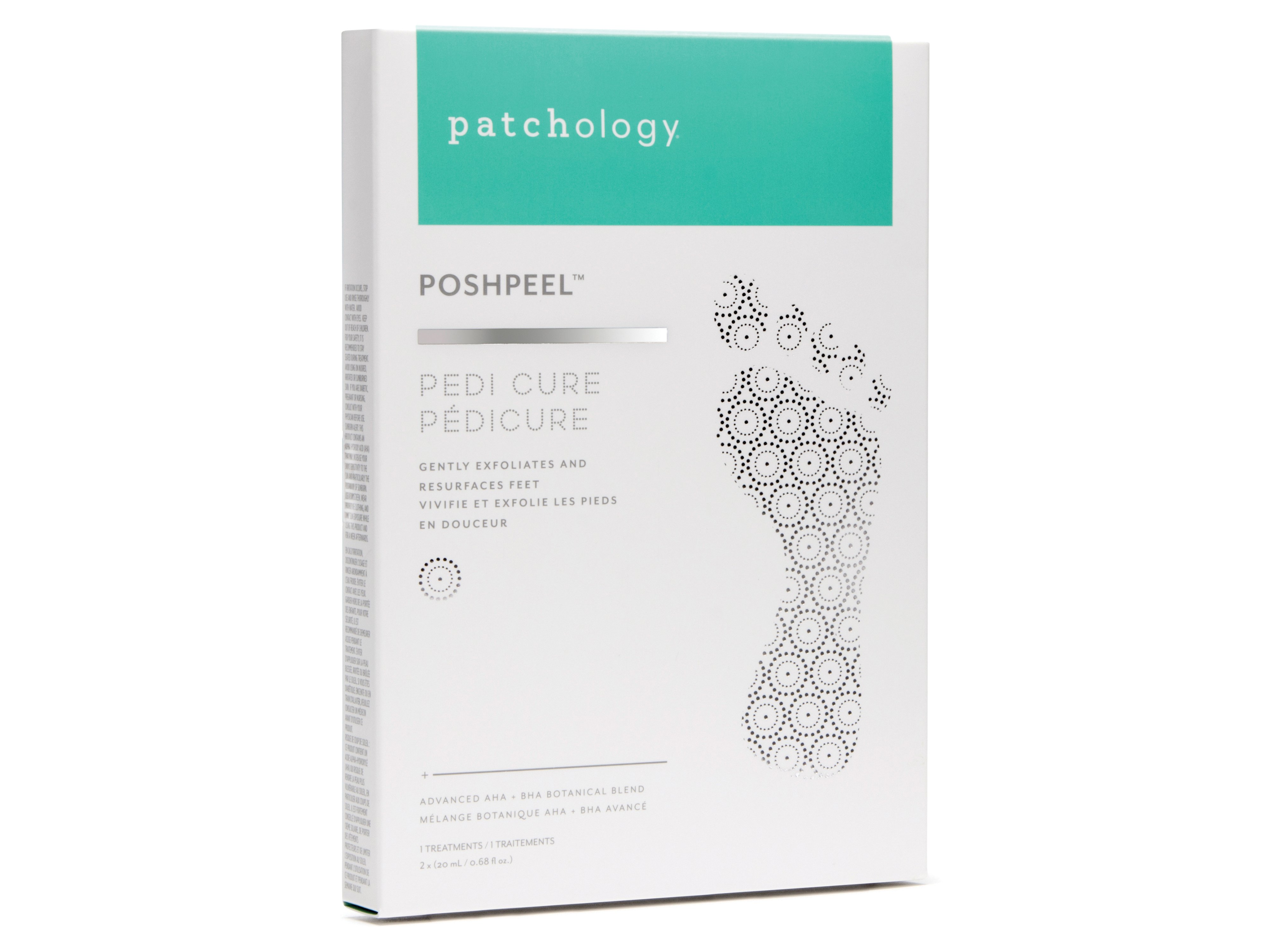 Patchology Poshpeel Pedi Cure, 1 par