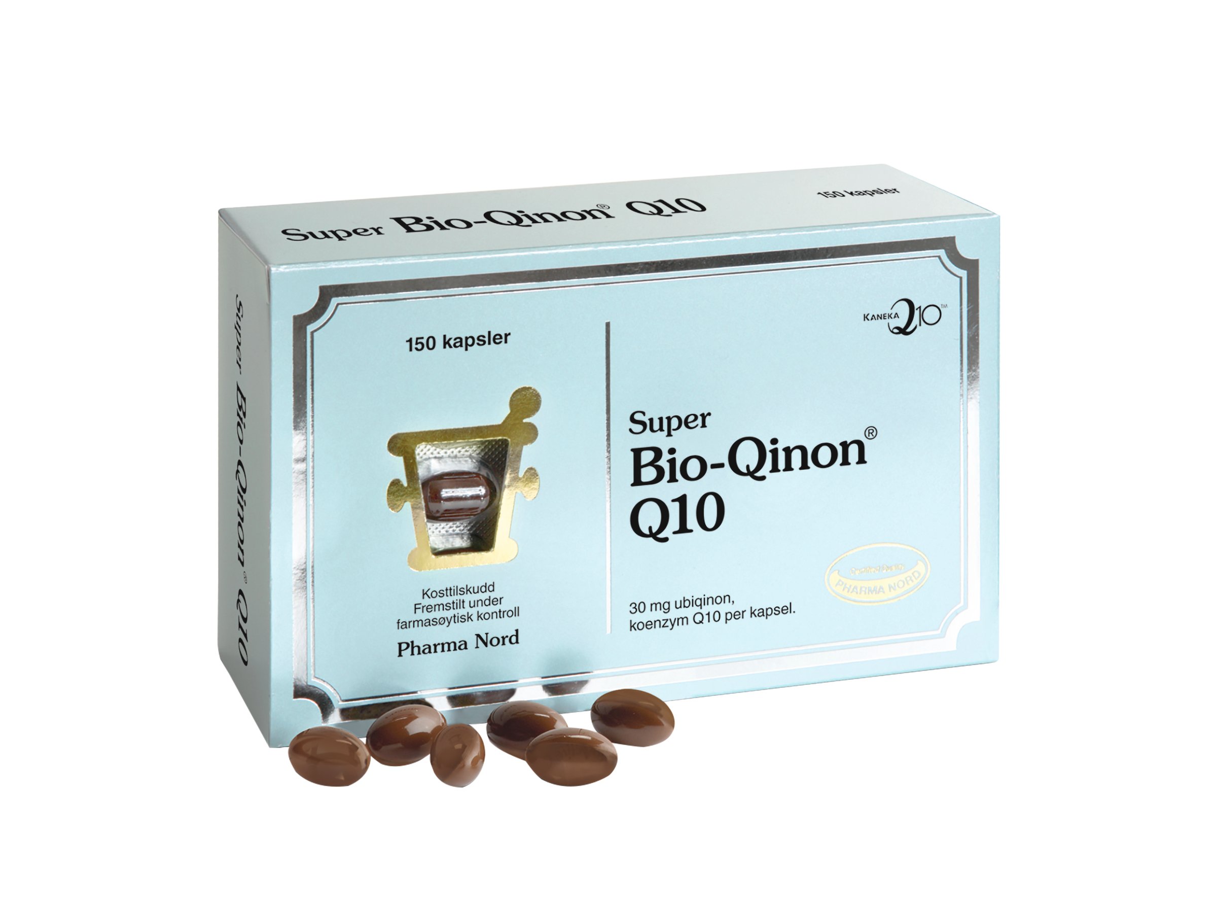 Pharma Nord Bio-Qinon Active Q10 30 mg kapsler, 150 stk.
