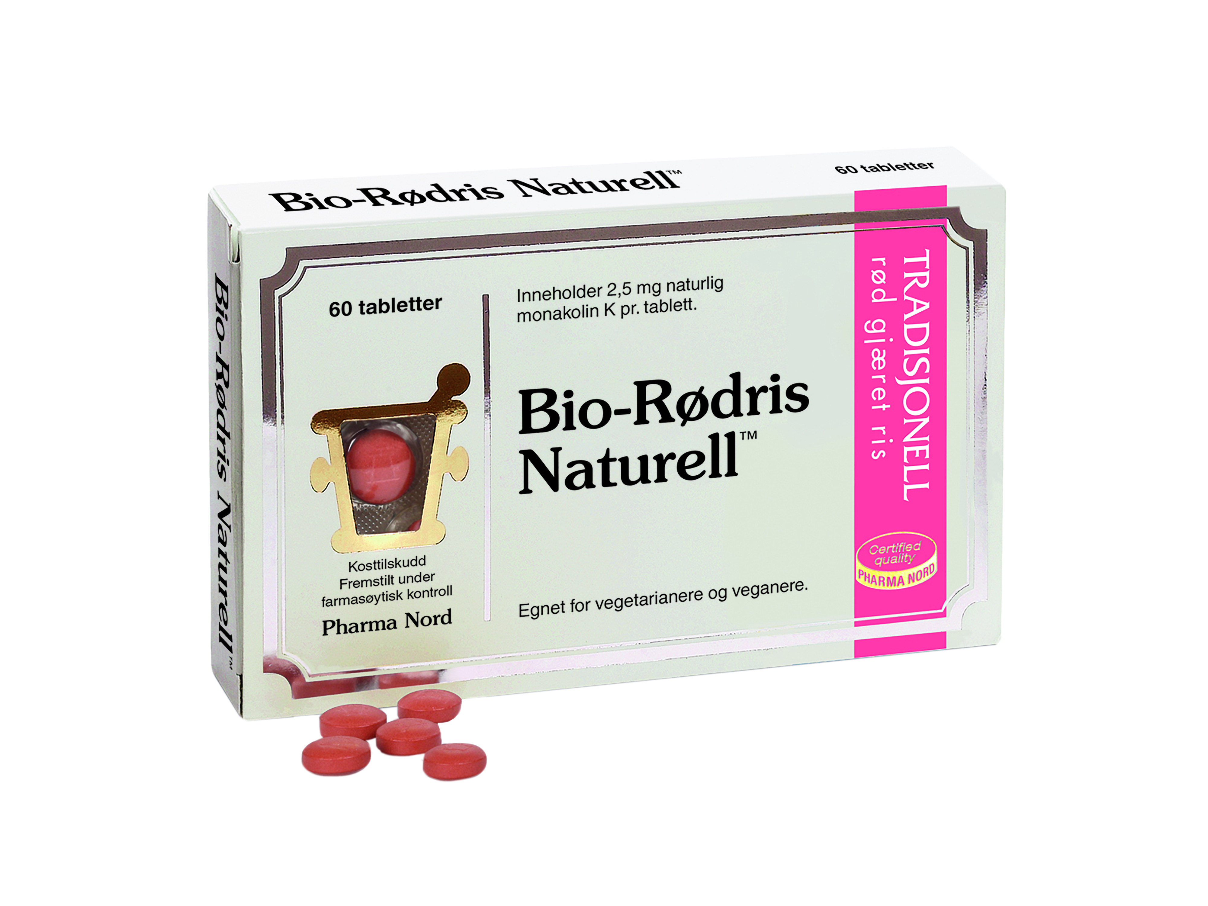 Pharma Nord Bio-Rødris Naturell, 60 tabletter