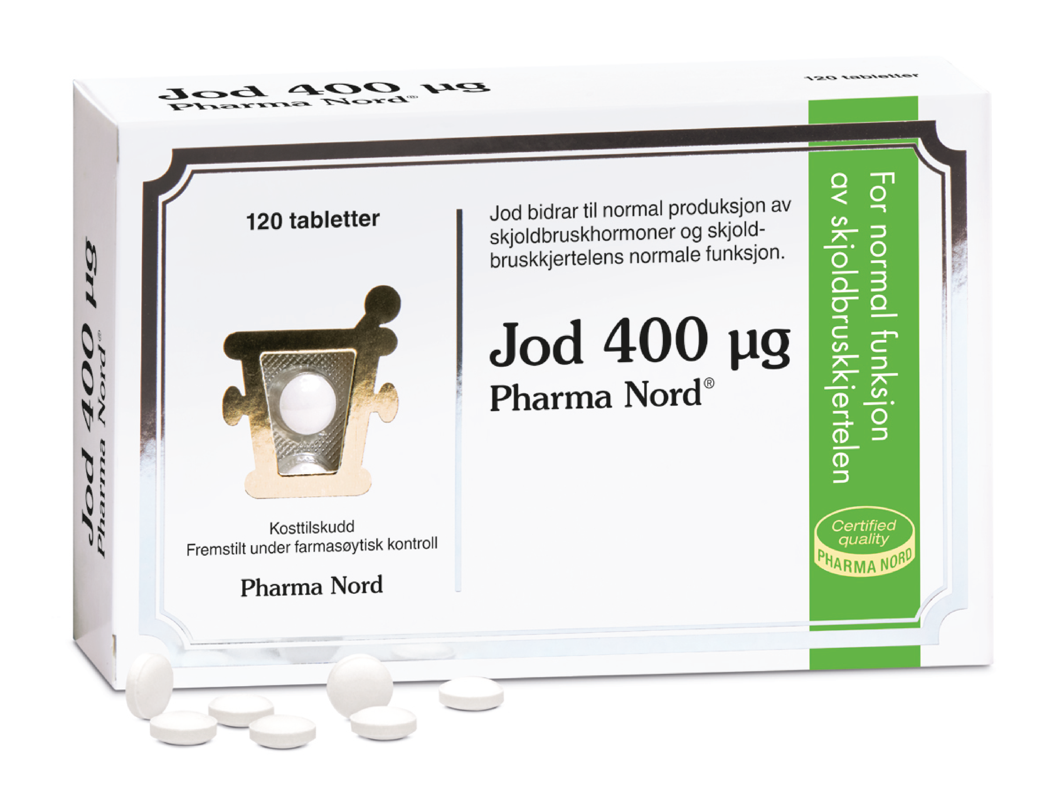 Pharma Nord Jod 400 µg, 60 stk.