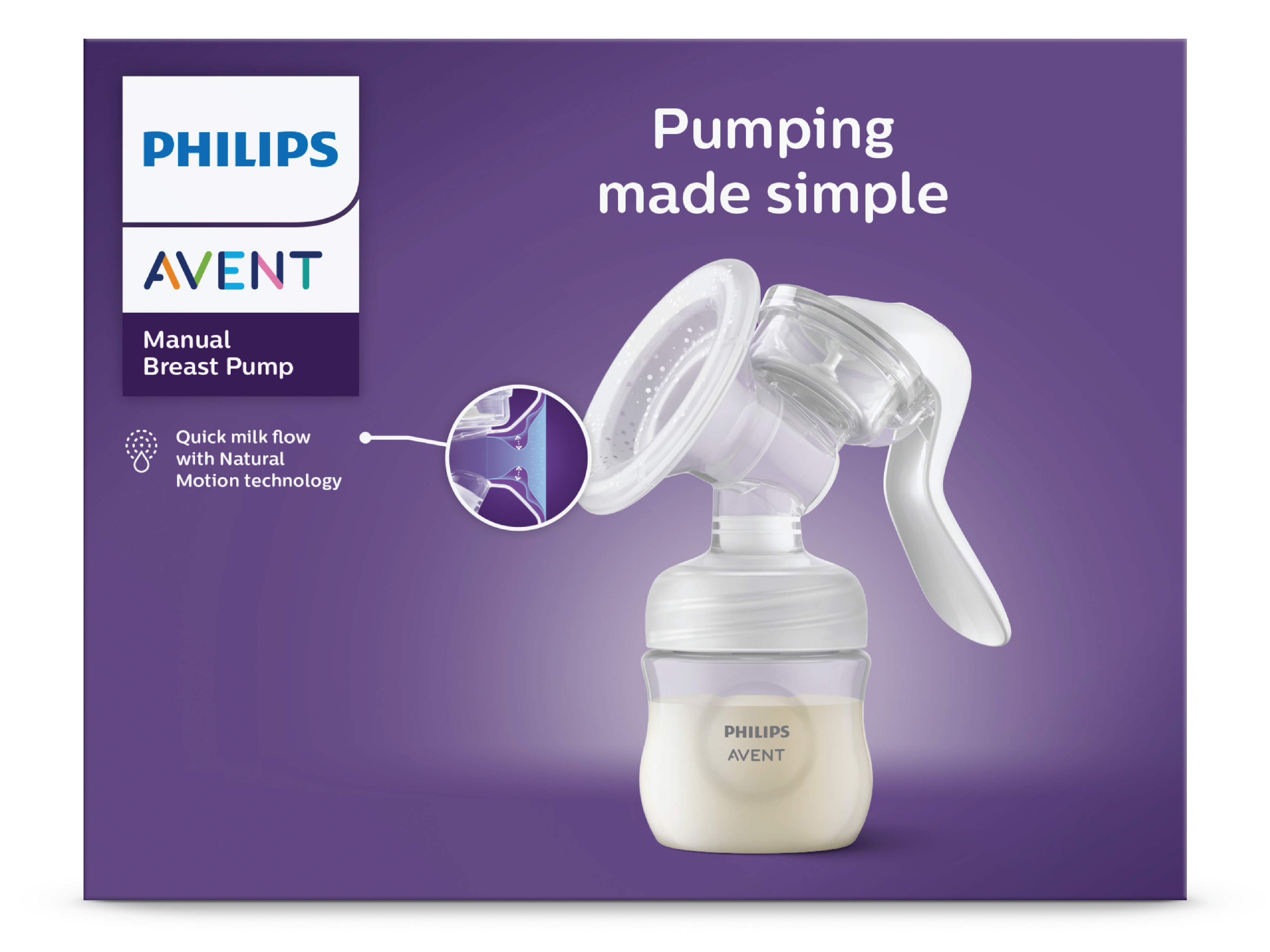 Philips Avent Manuell Brystpumpe Enkel, 1 stk.