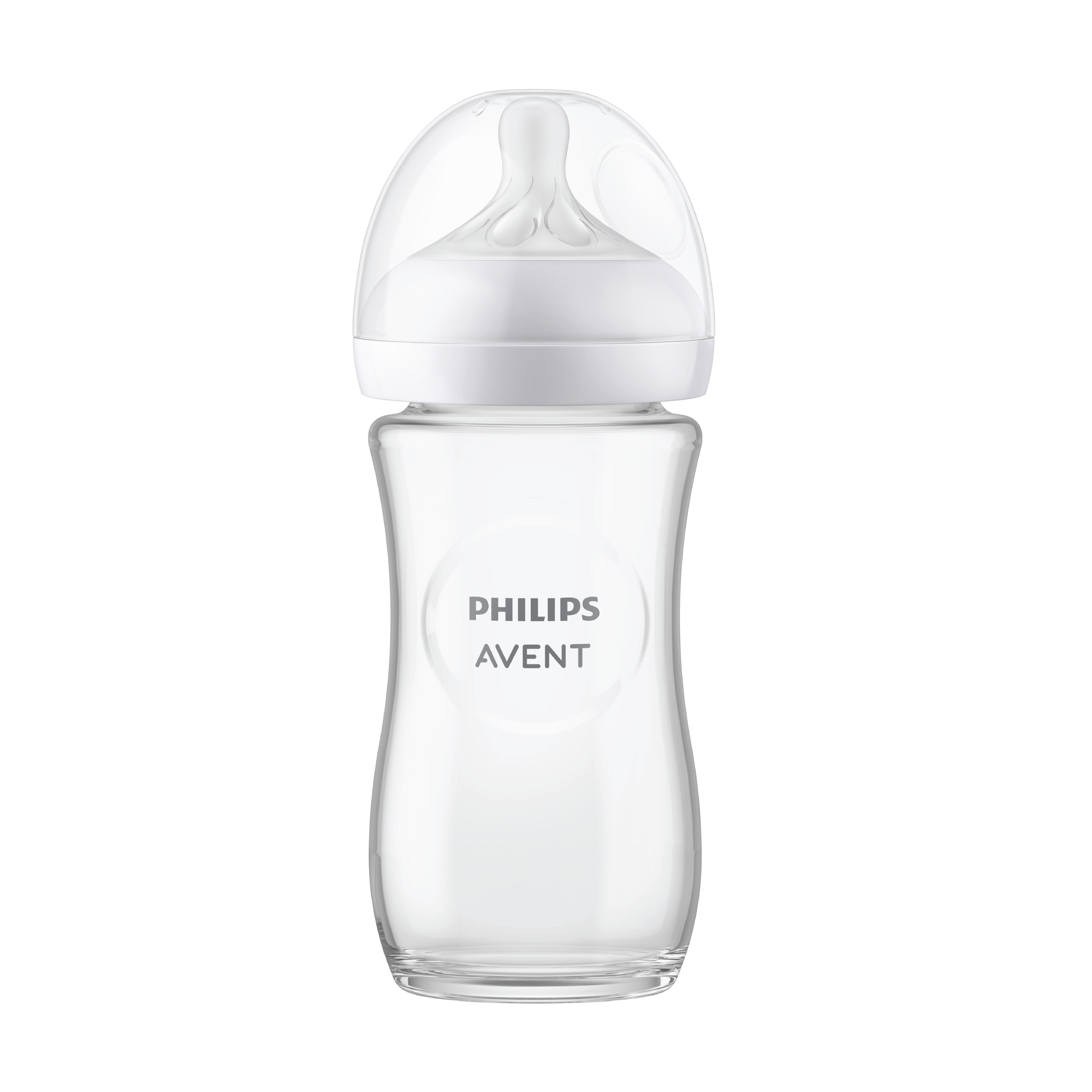 Philips Avent Natural Response Glassflaske, 3-6 mnd +, 240 ml