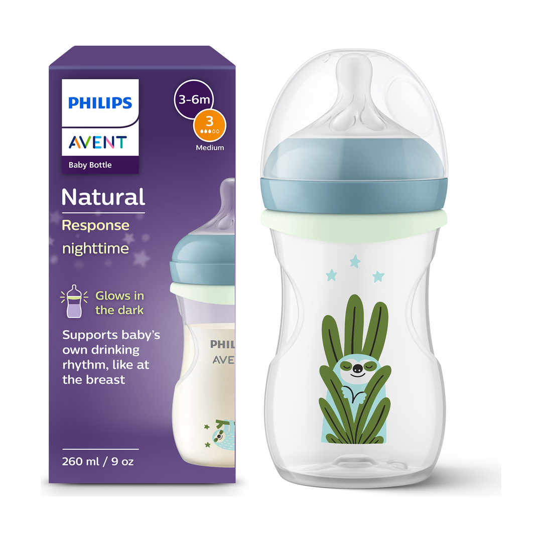 Philips Avent Natural Response Nighttime flaske 260ml, 3-6 mnd, 260 ml