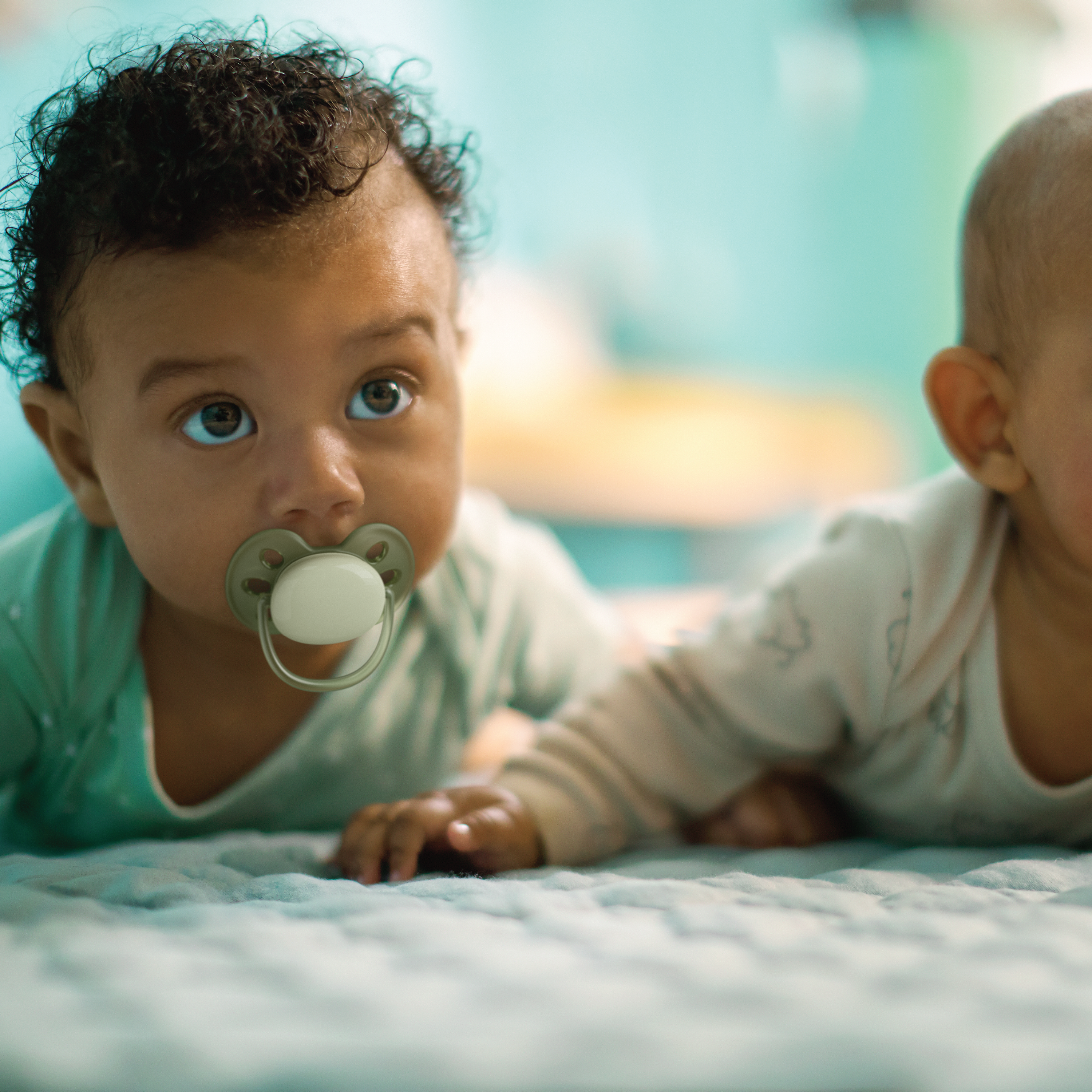 Philips Avent Ultra Soft Smokk, 0-6 mnd, grønn/beige, 2 stk.